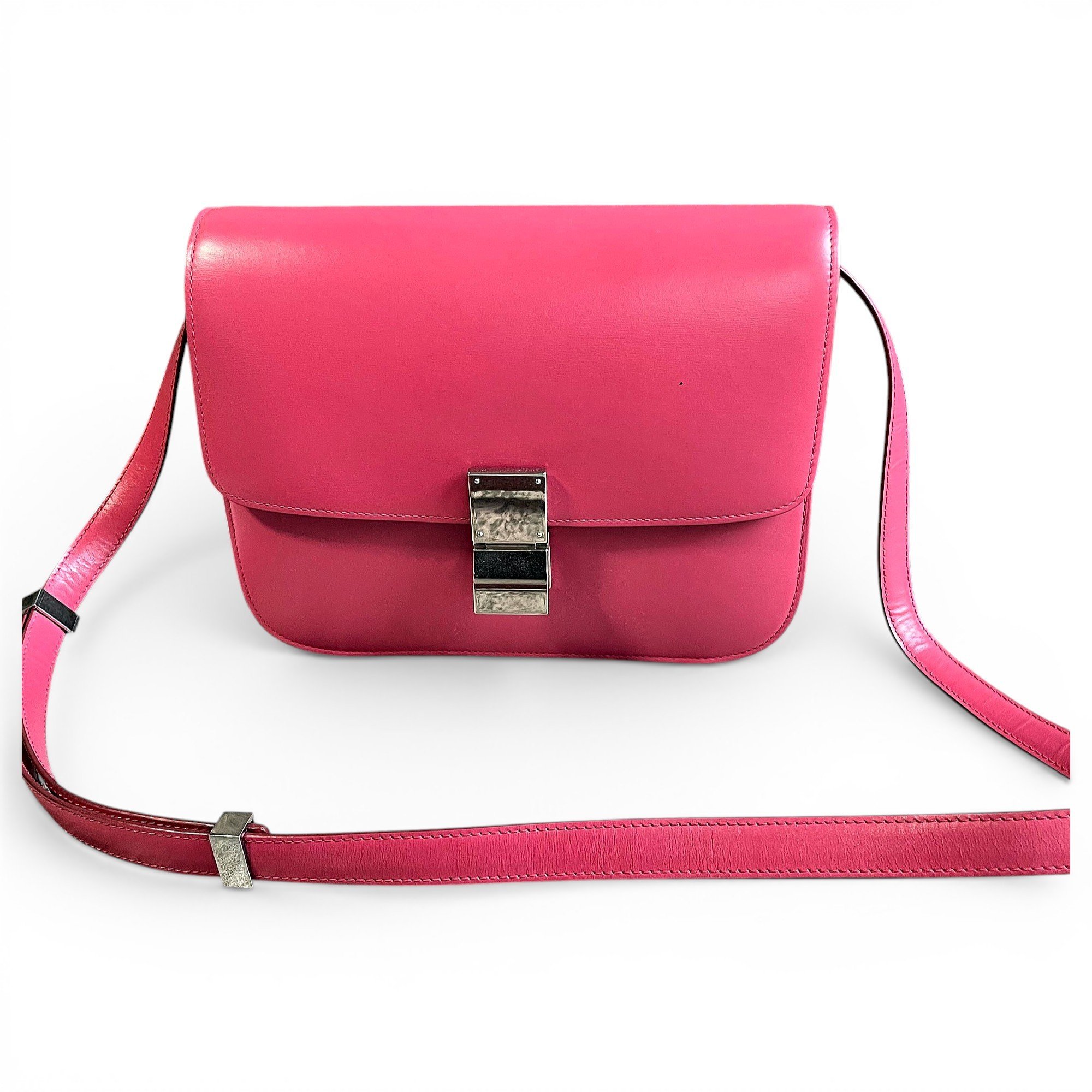 Classic leather crossbody bag