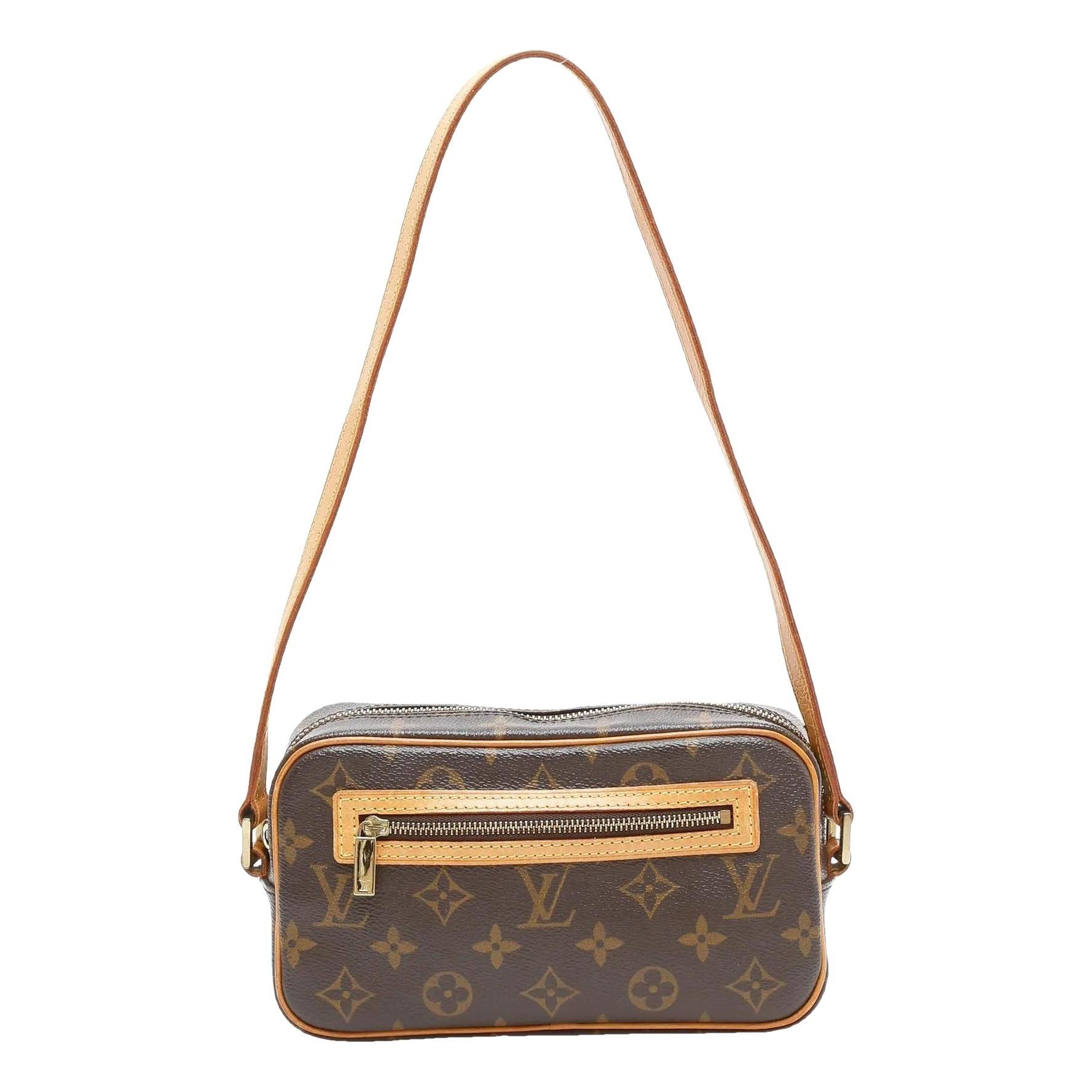 Leather clutch bag