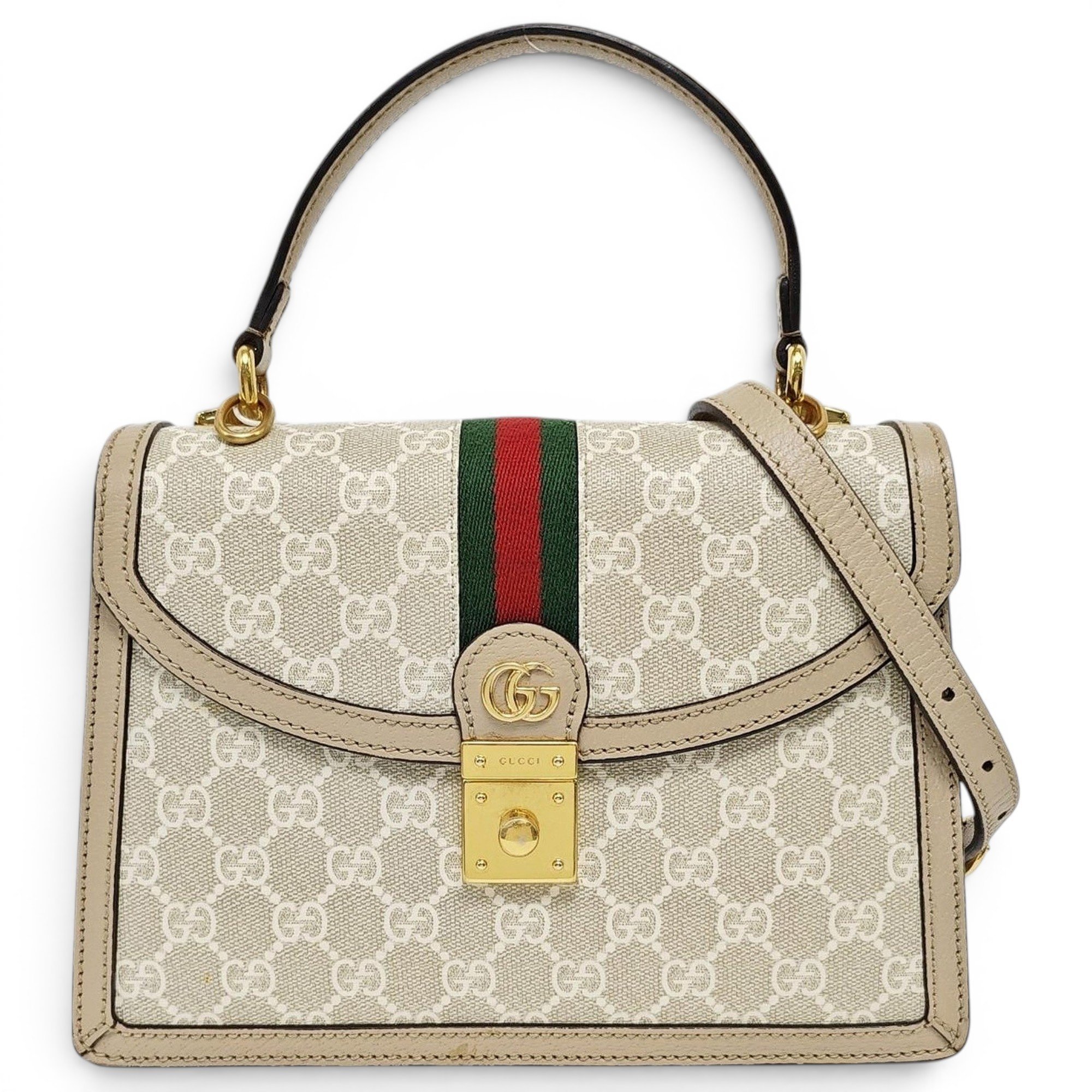 Ophidia leather handbag