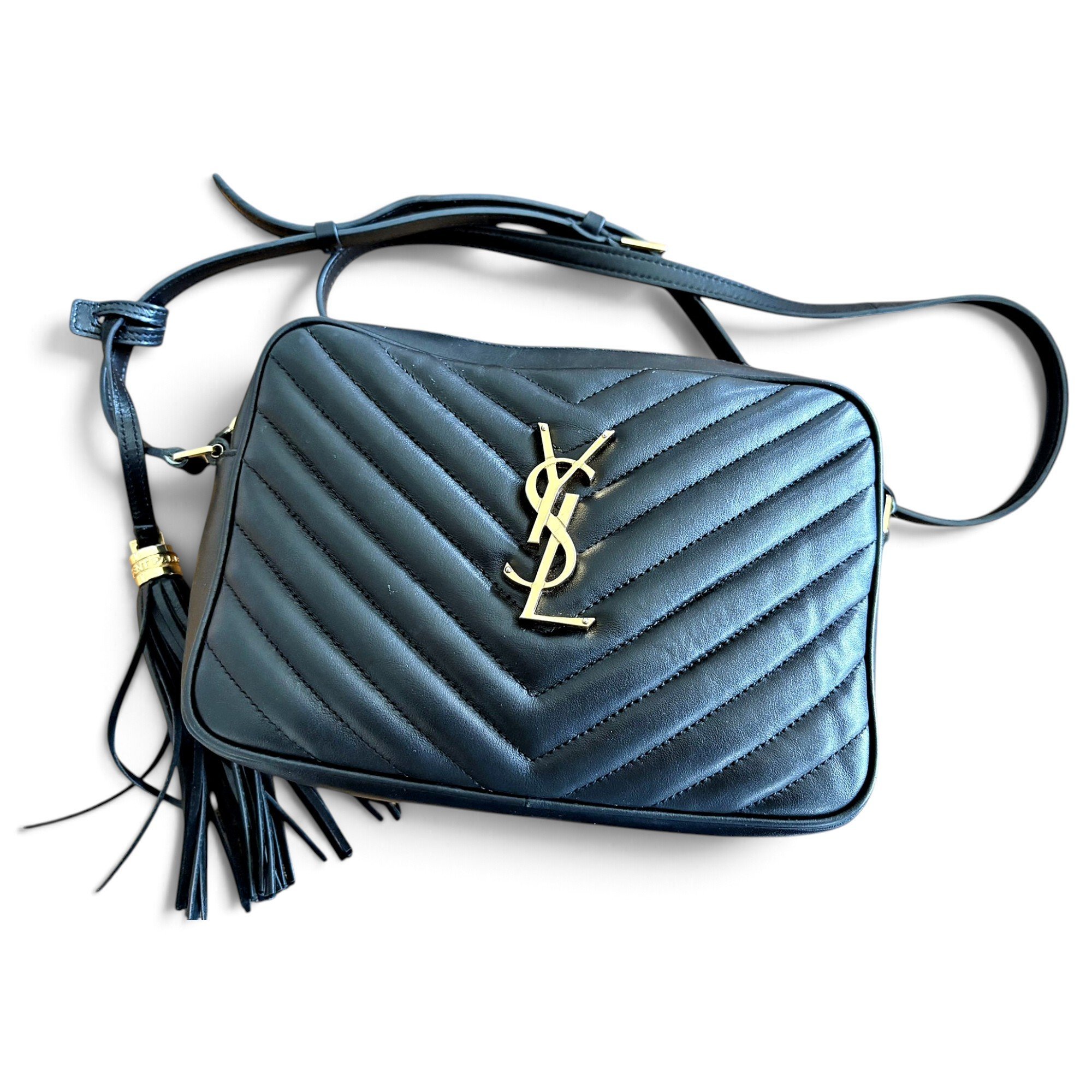 Camera Lou leather handbag