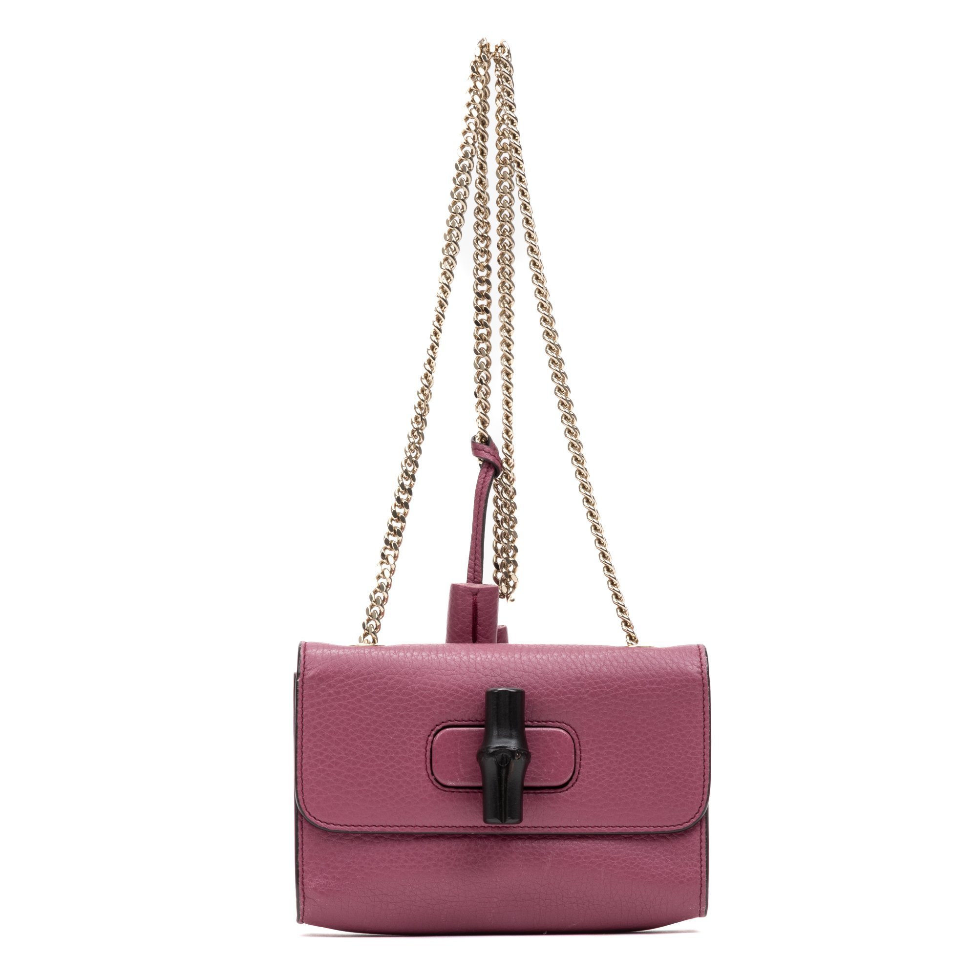 Bamboo leather handbag