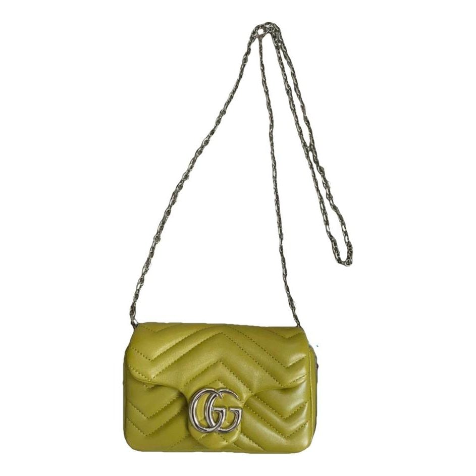 GG Marmont Flap leather crossbody bag