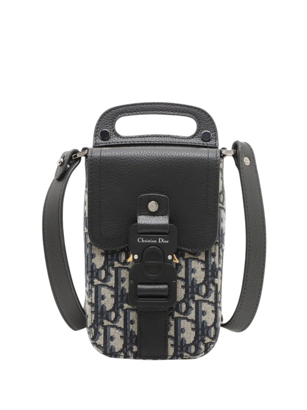 2000-2026 Oblique Canvas Saddle Vertical Pouch satchel