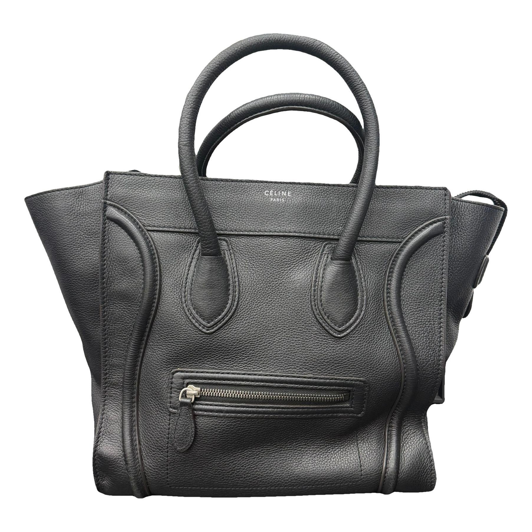 Luggage leather handbag
