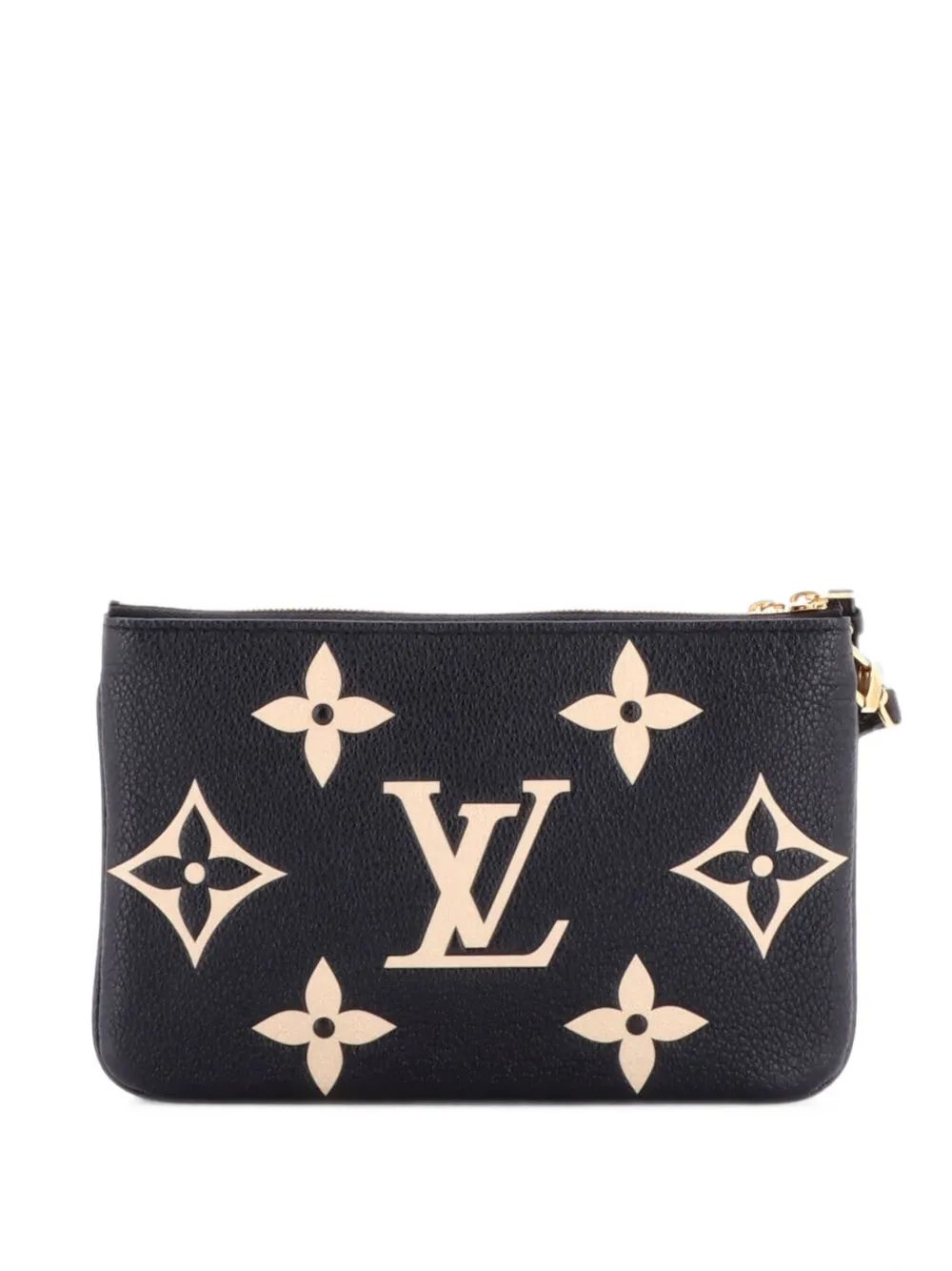 Double Zip Pochette Bicolor Monogram Empreinte Giant crossbody bag