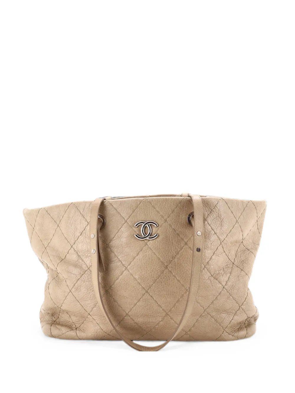 On The Road Quilted Leather Large tote bag