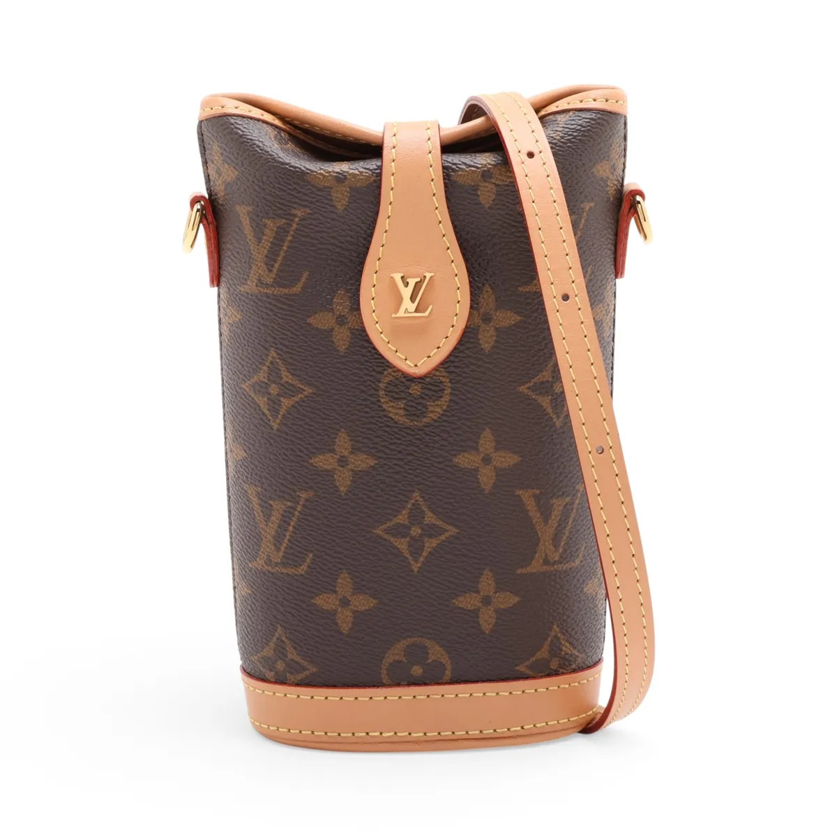 Louis Vuitton Monogram Fold Me Pouch M80874 Brown There was an RFID response