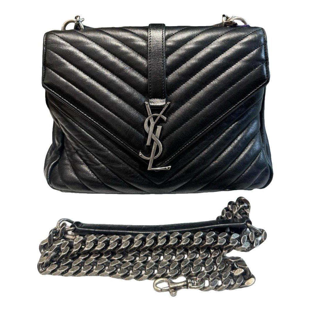 Collége monogramme leather handbag
