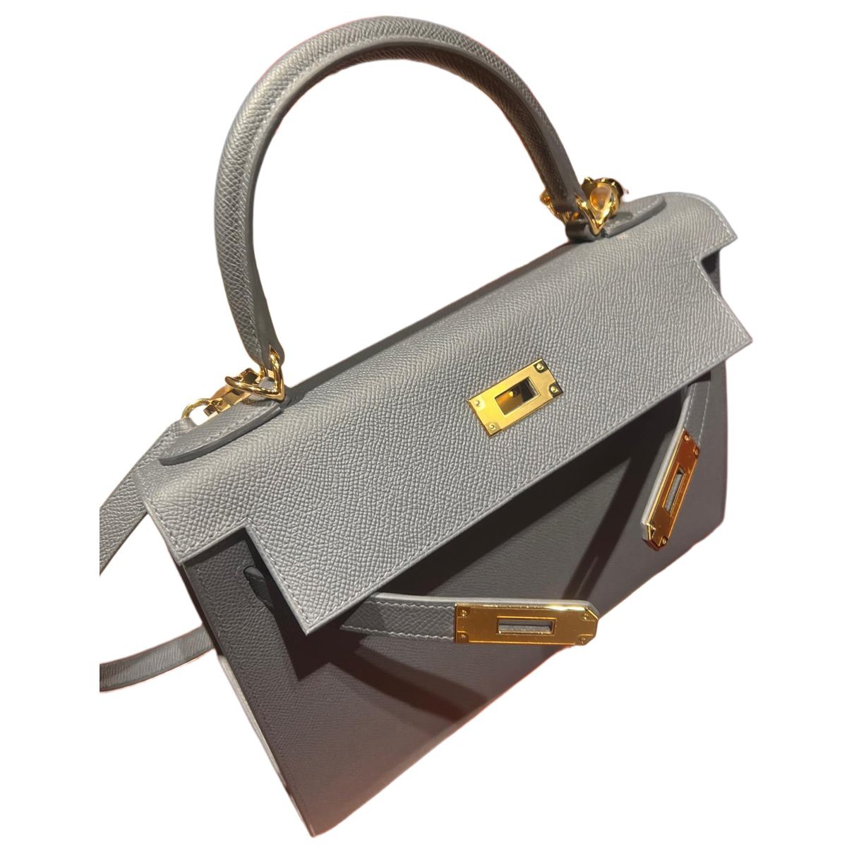 Kelly 28 leather handbag