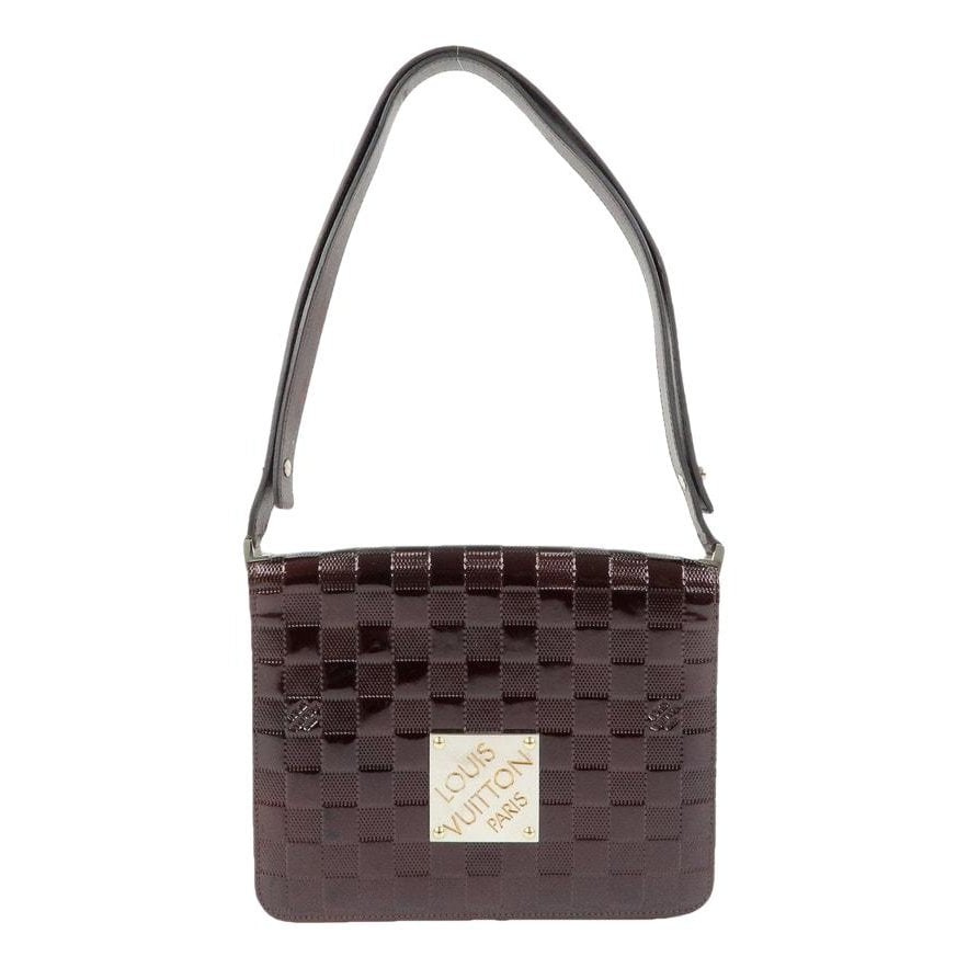 Patent leather handbag