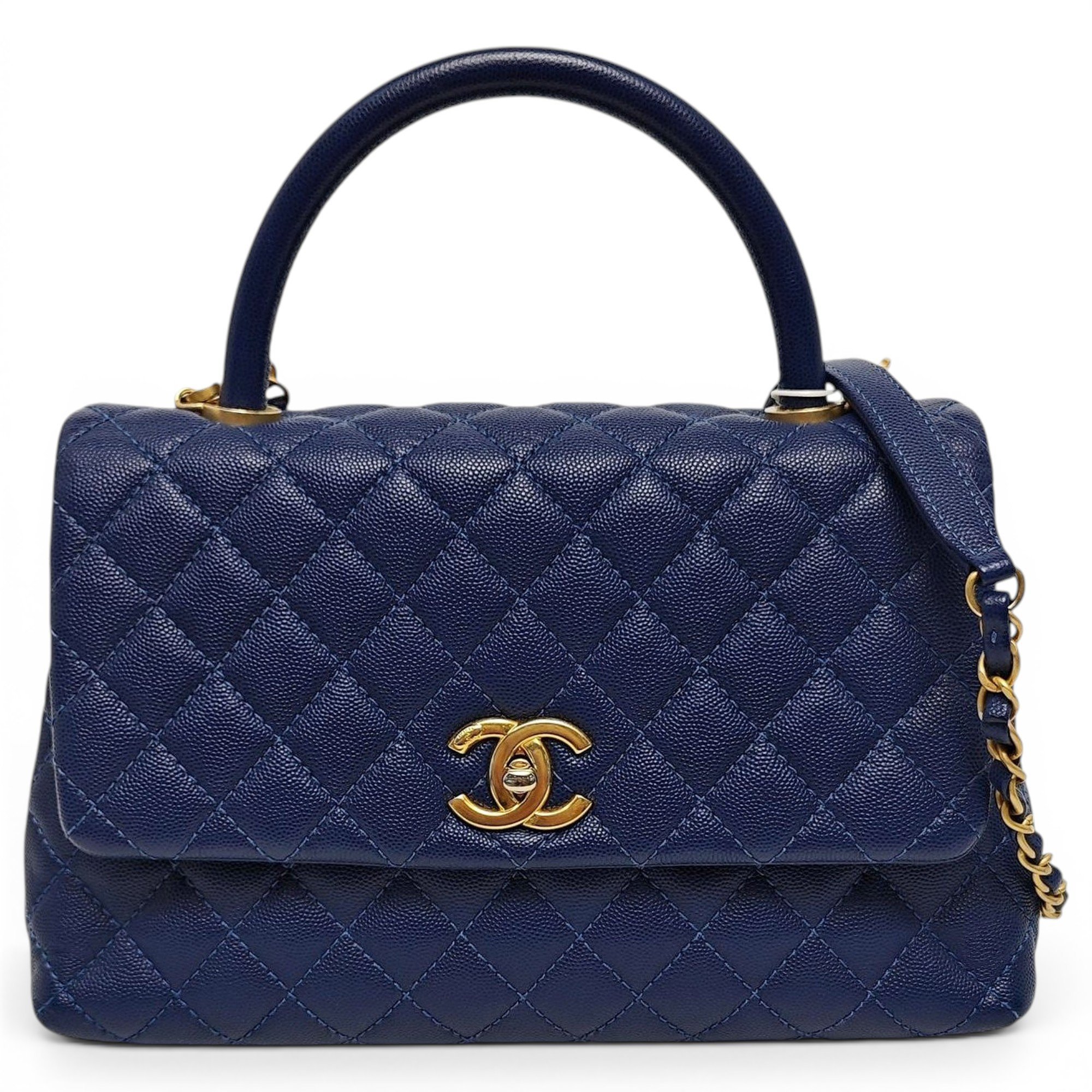 Coco Handle leather handbag