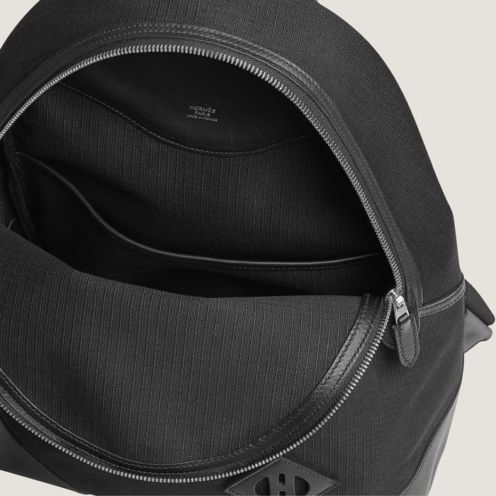 Noir Hermès Allback Backpack