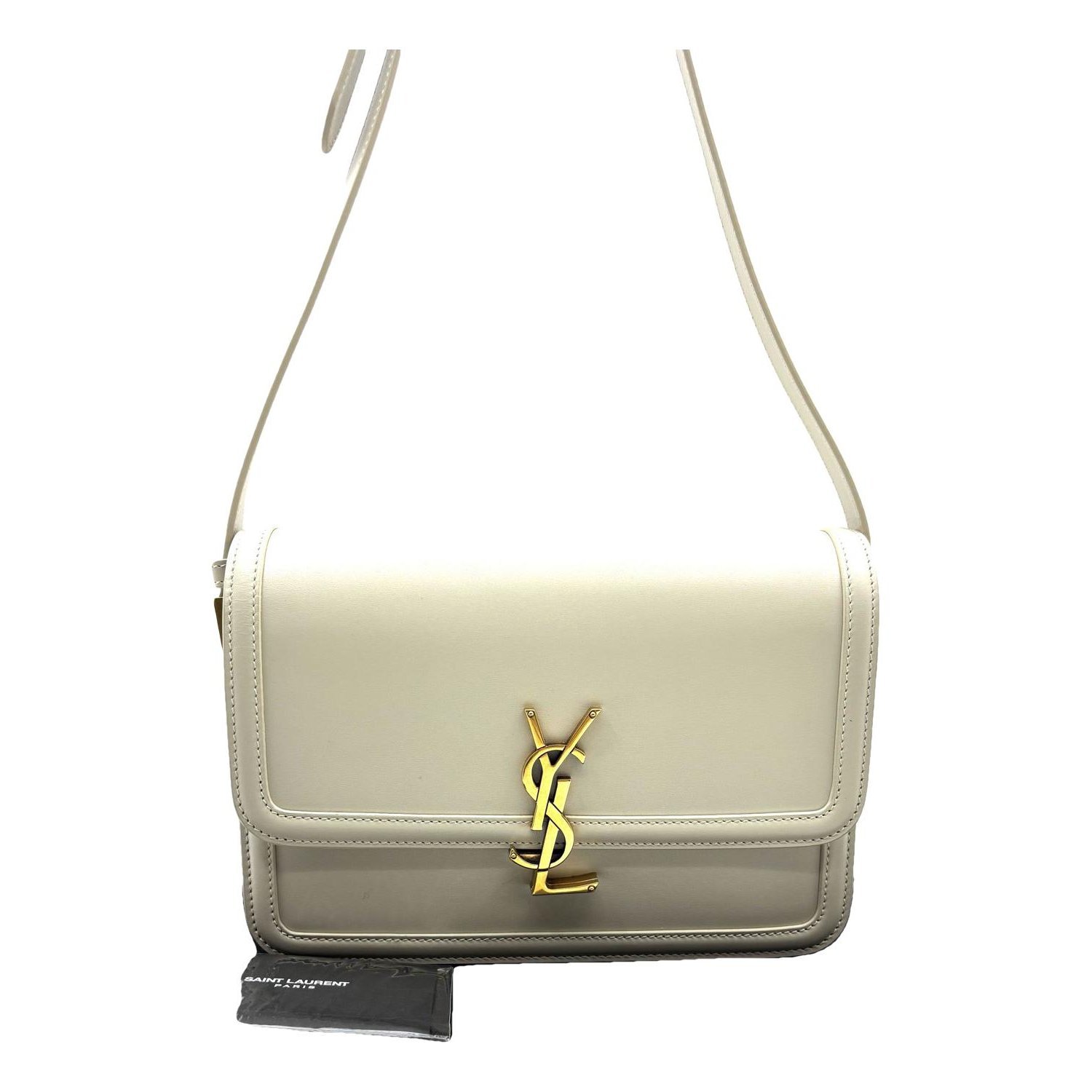Solférino leather handbag