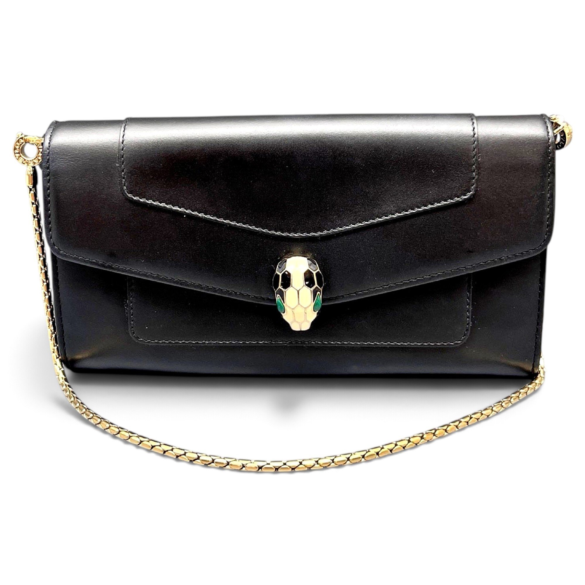 Bvlgari Serpenti leather crossbody bag