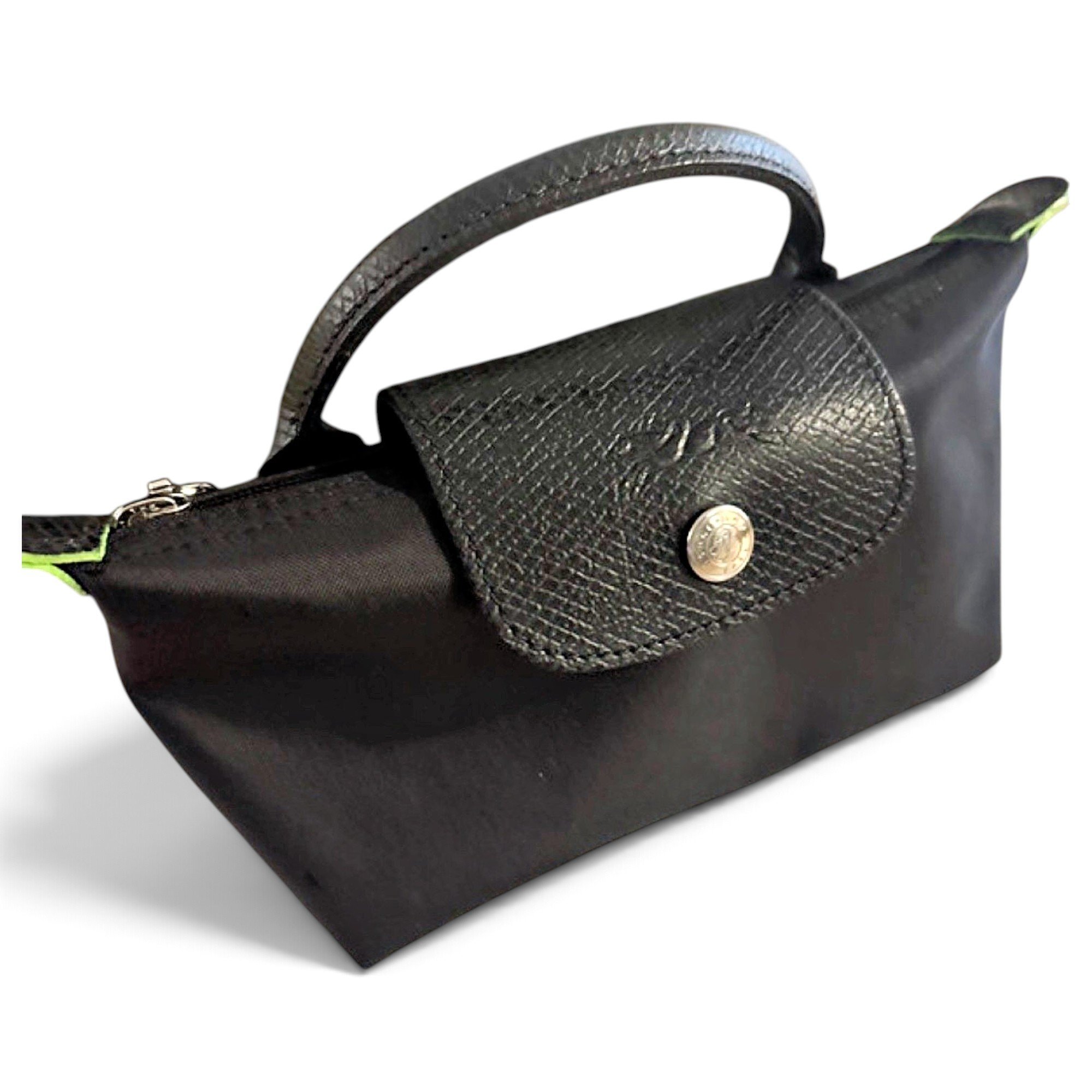 Longchamp Pliage leather mini bag