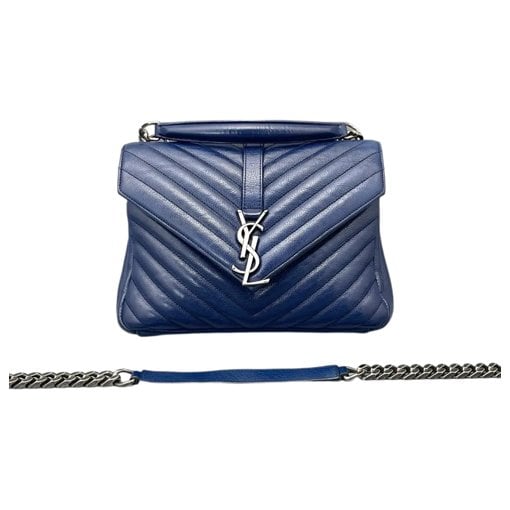 Collége monogramme leather crossbody bag