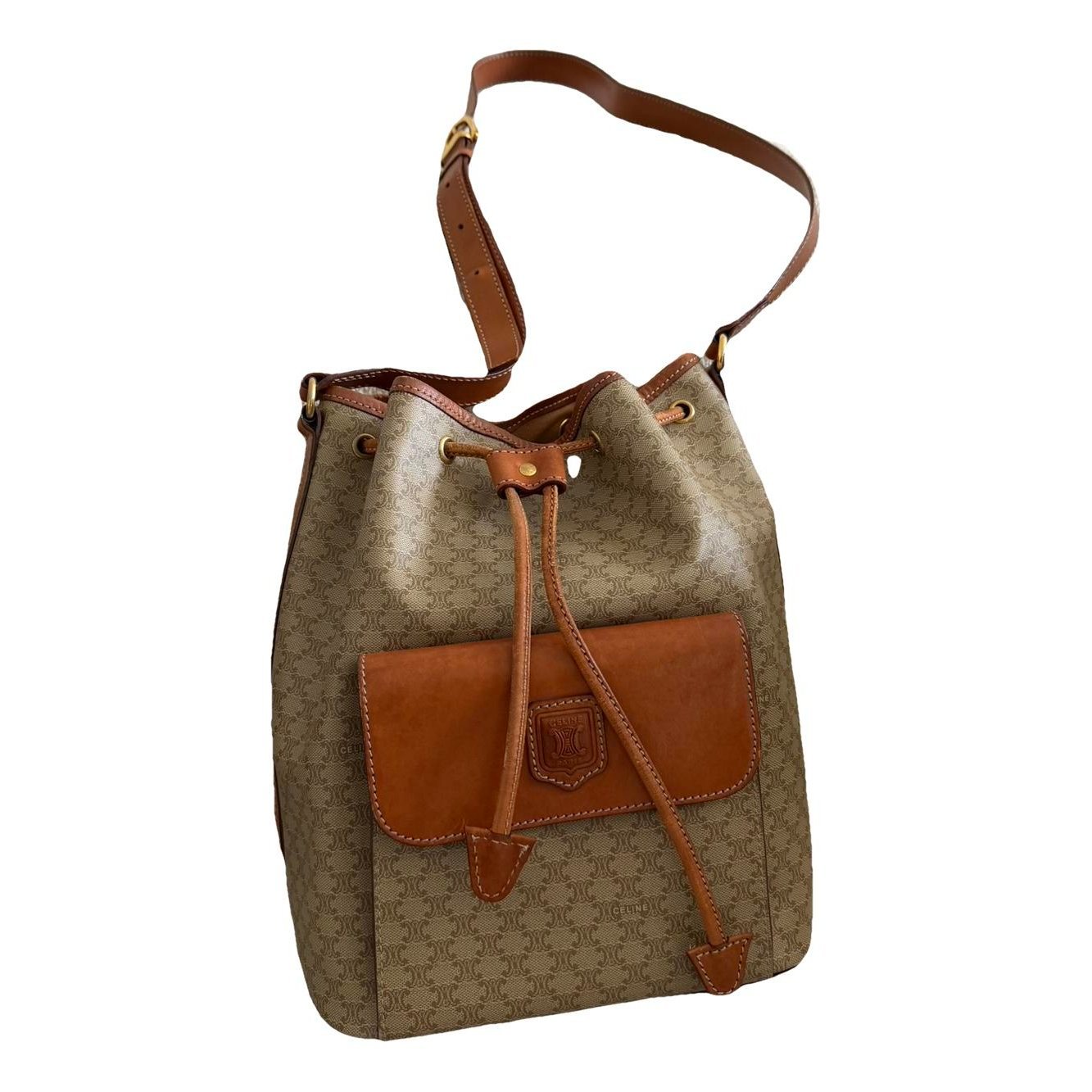 SAC SEAU leather handbag