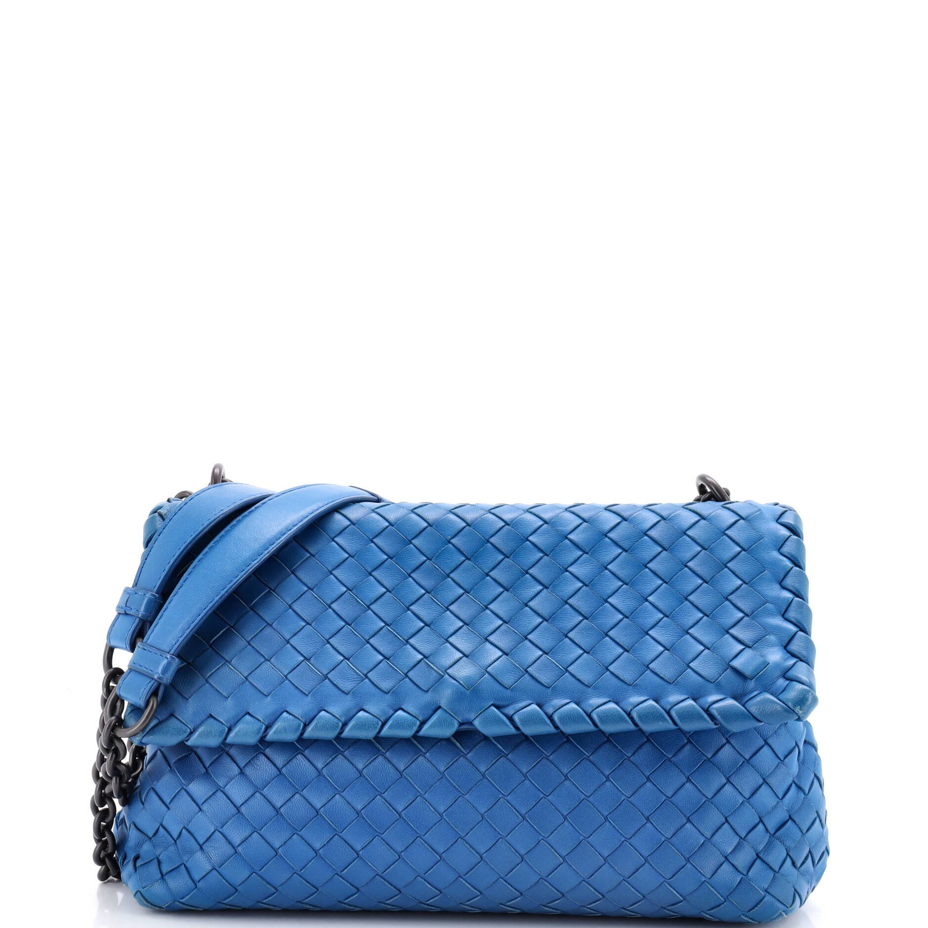Bottega Veneta Olimpia Crossbody Bag Intrecciato Nappa Small