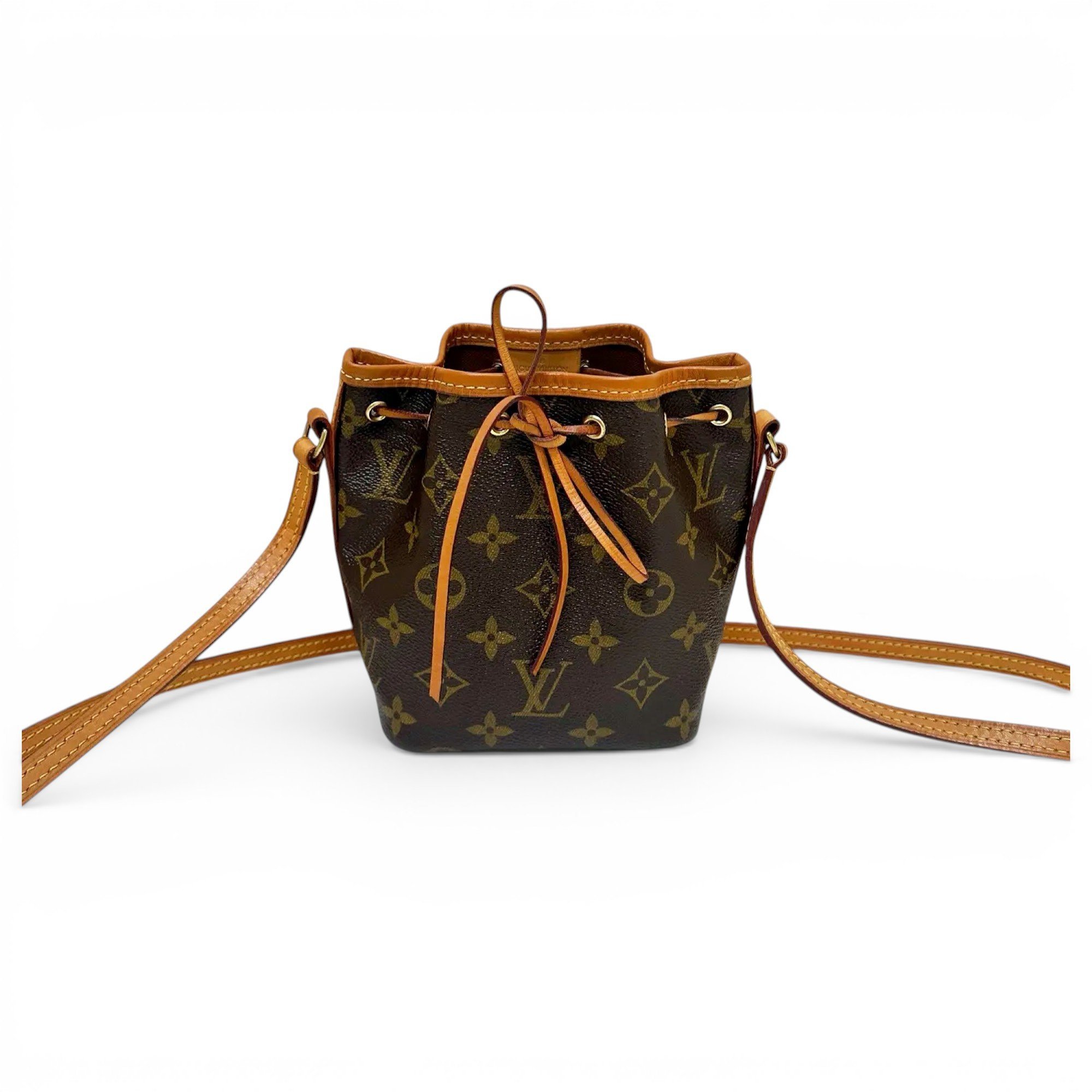 Nano Noé vinyl crossbody bag