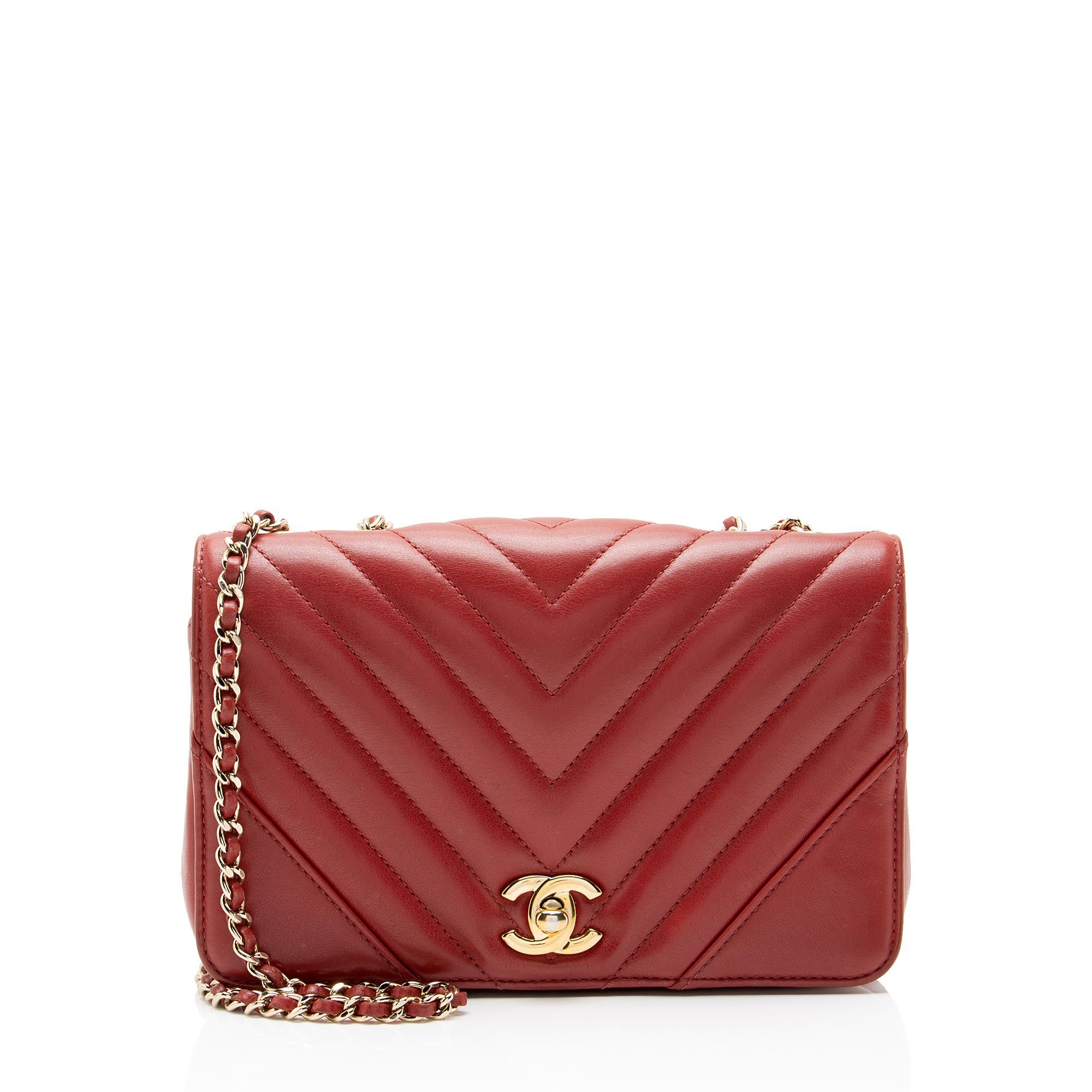 Statement leather handbag