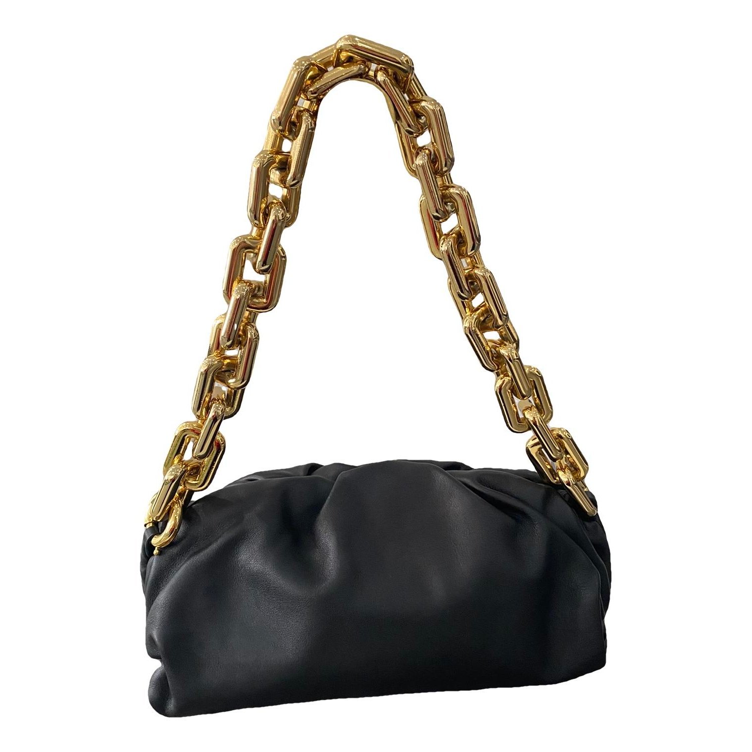 Chain Pouch leather handbag