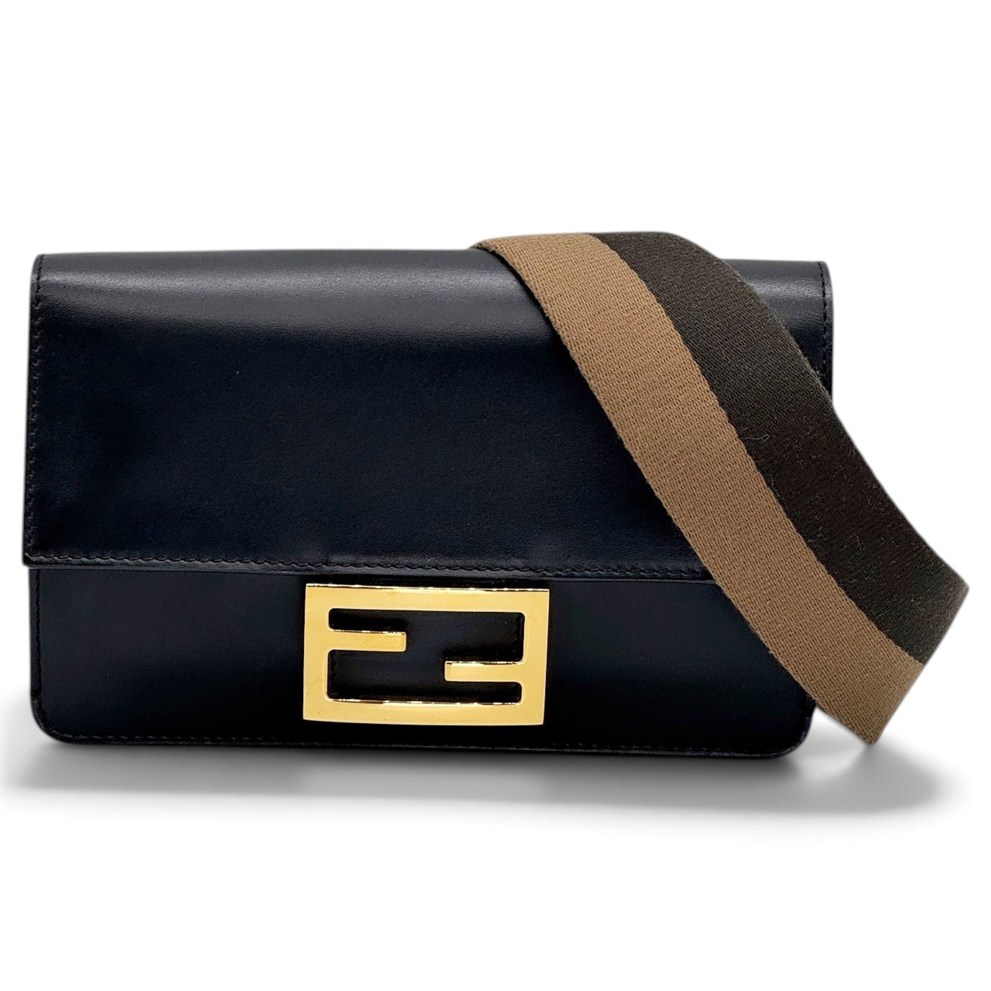Baguette leather handbag