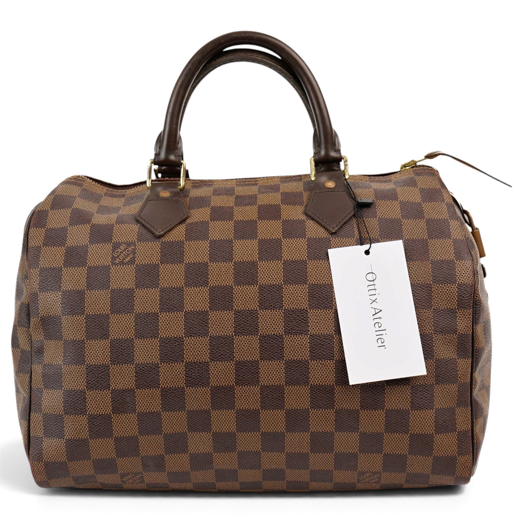 Speedy leather handbag