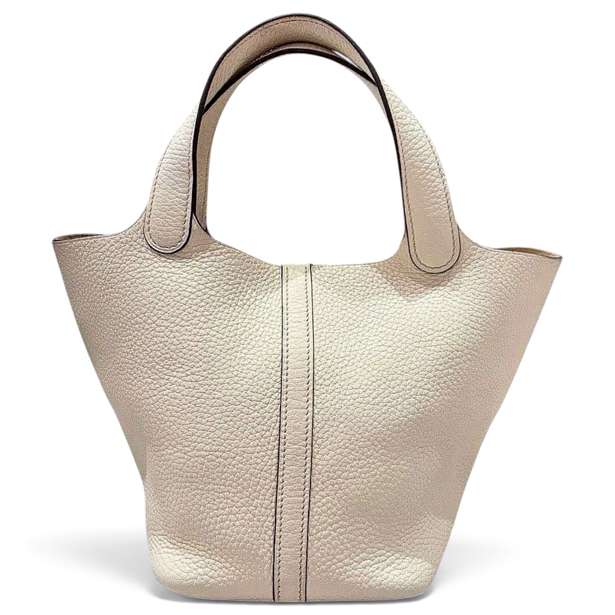 Picotin leather handbag