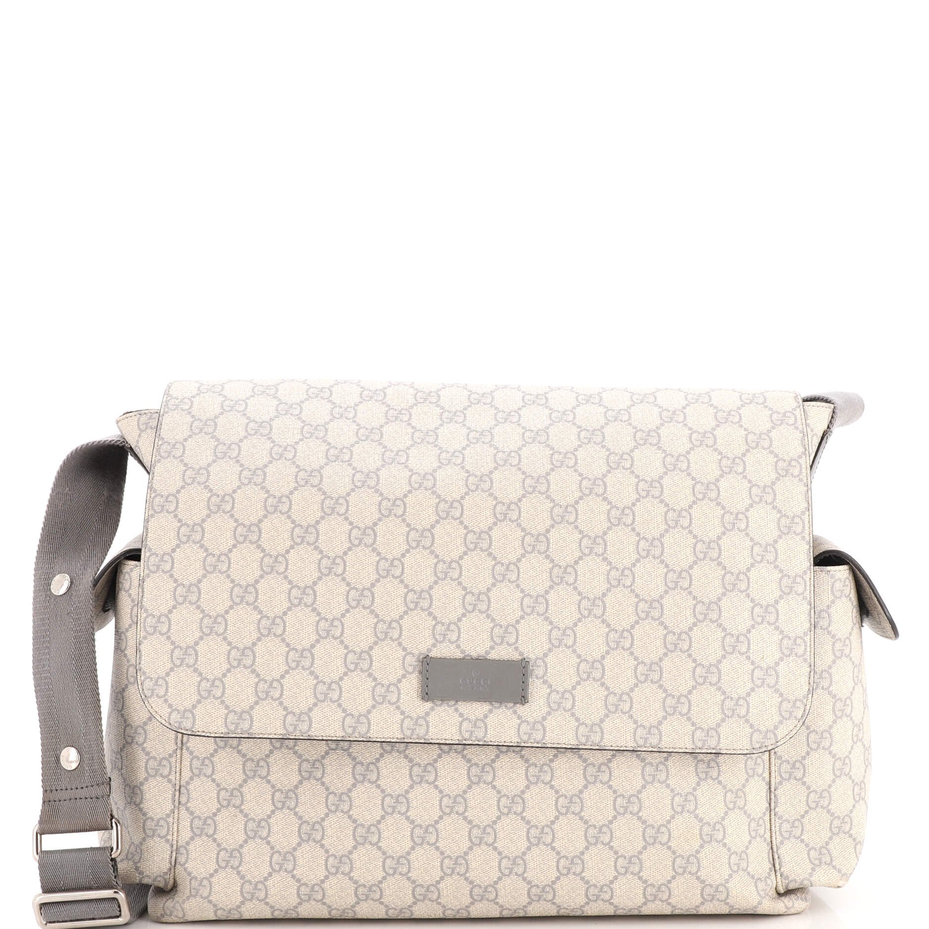 Diaper Bag GG Coated Canvas