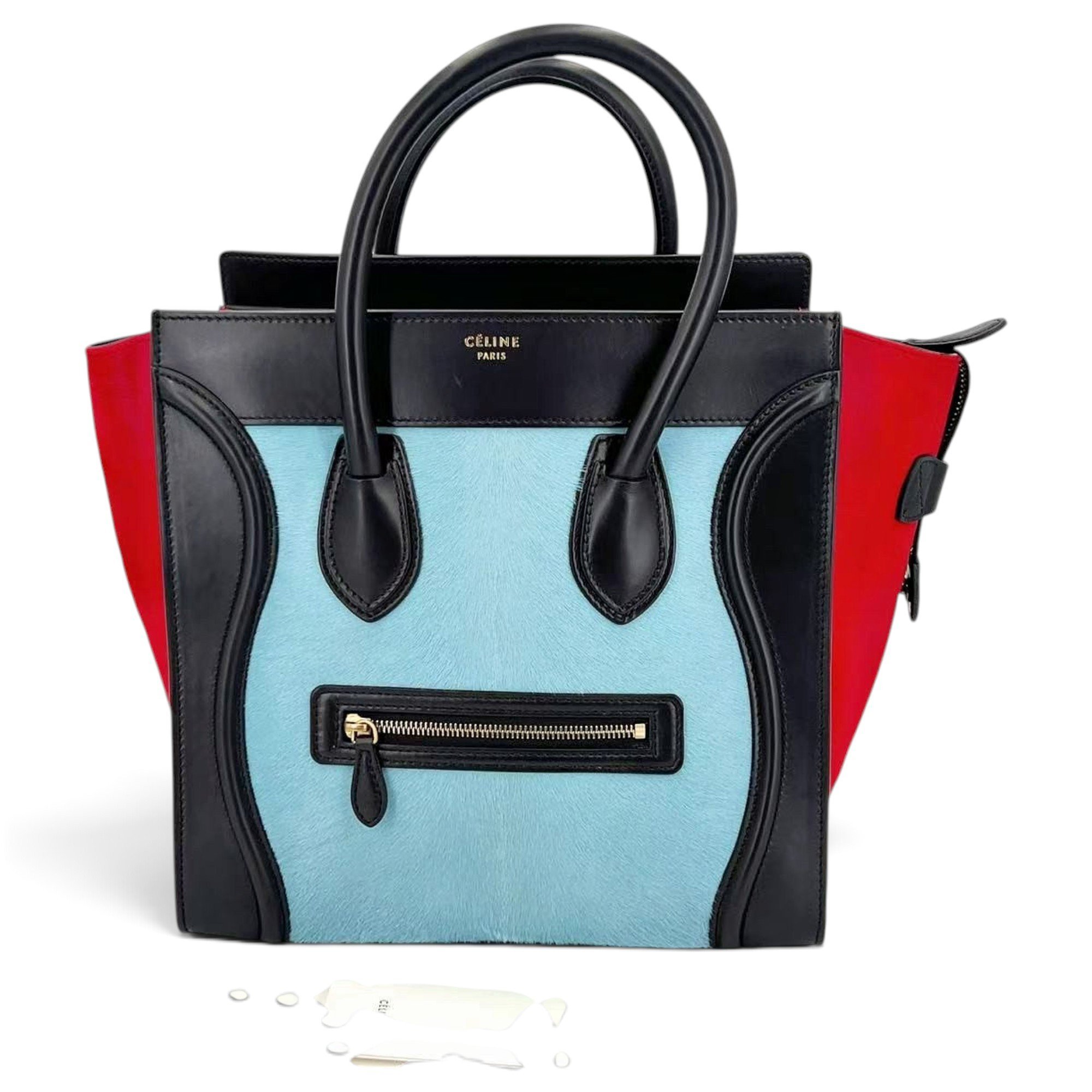 Luggage leather handbag