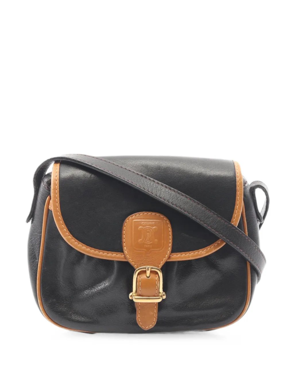 Macadam buckle shoulder bag