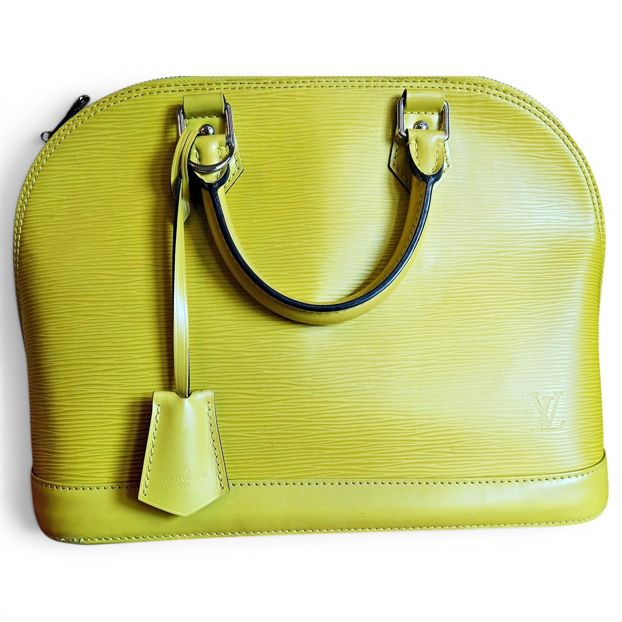 Louis Vuitton Alma leather handbag