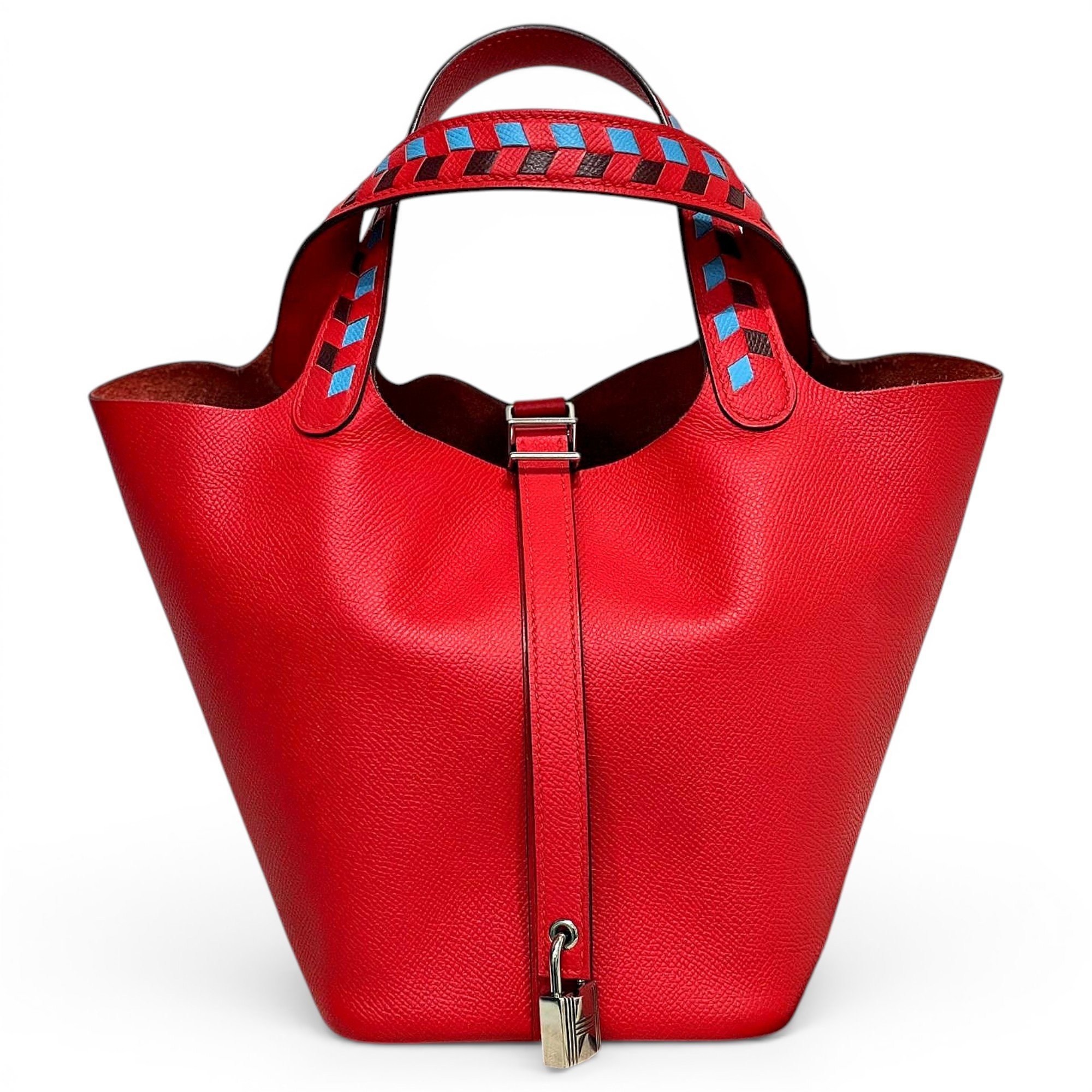 Picotin leather handbag
