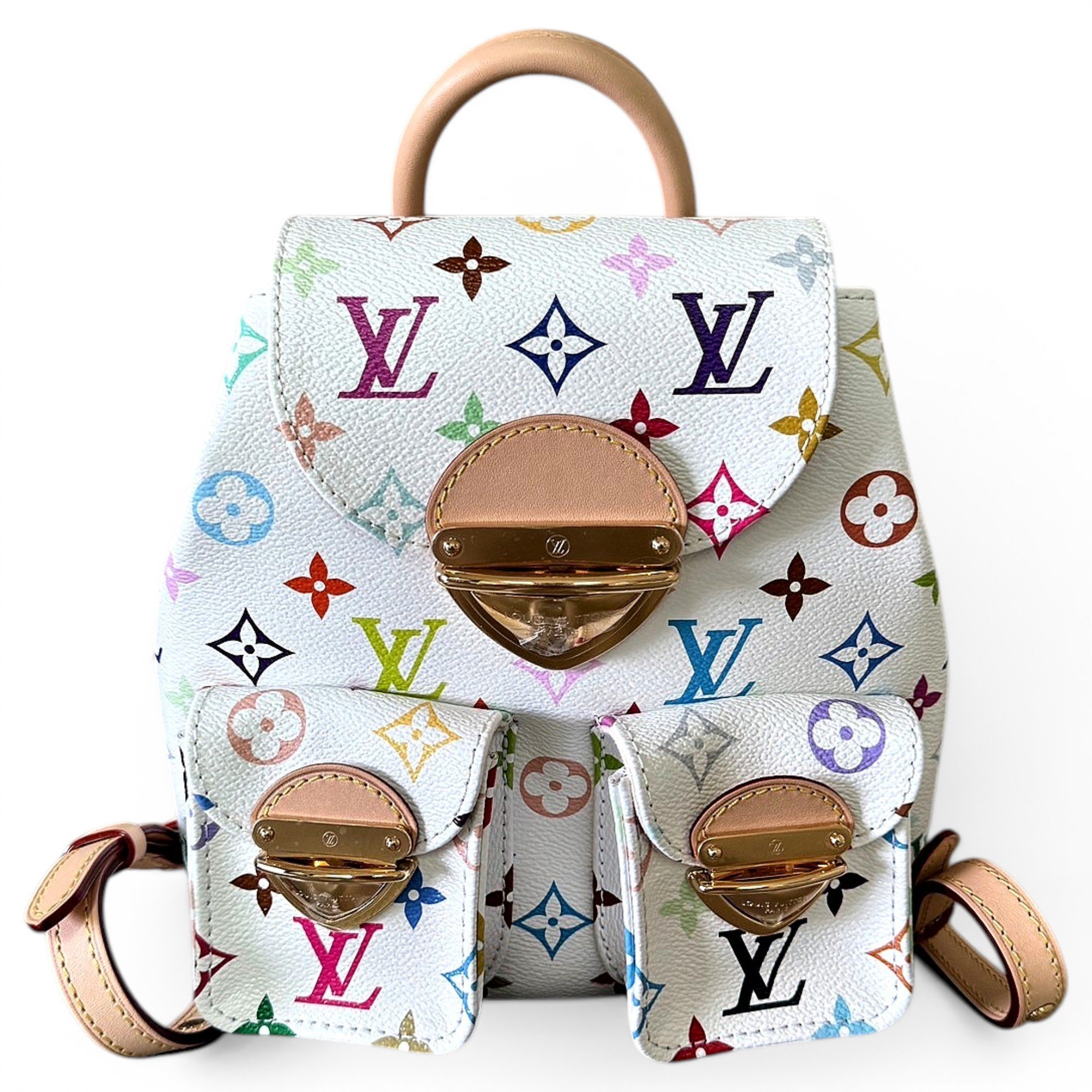 Leather backpack