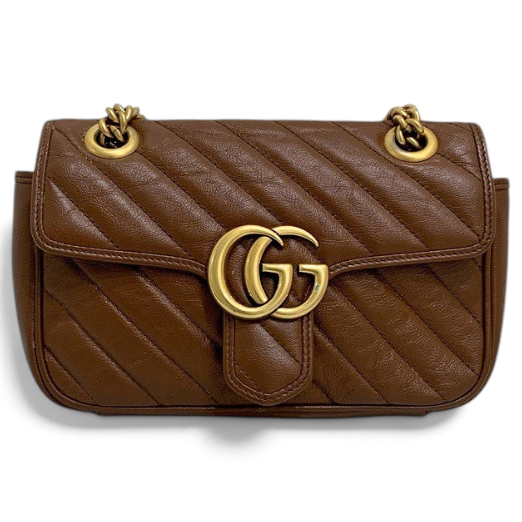 GG Marmont Flap leather crossbody bag