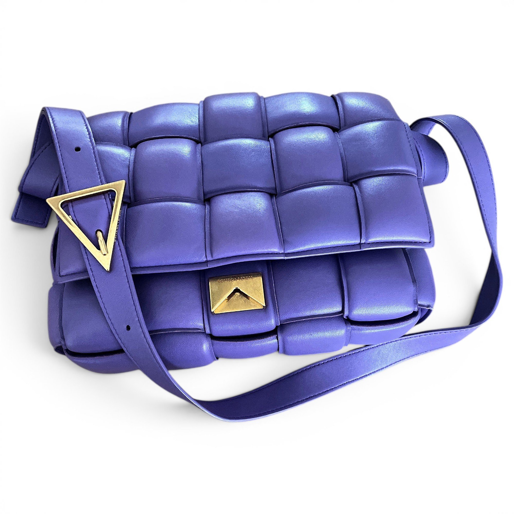 Cassette Padded leather crossbody bag