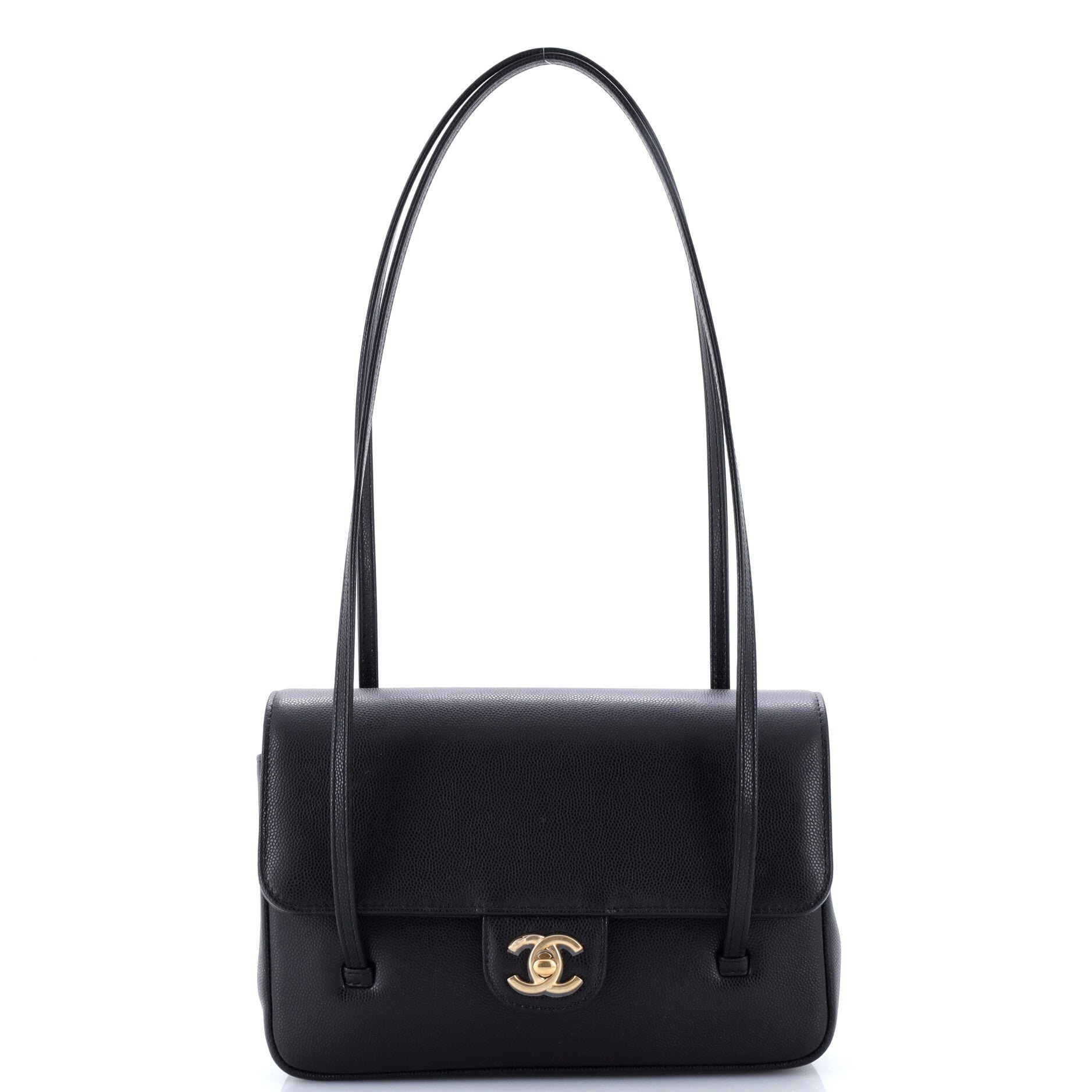 Preppy Coco Shoulder Bag Caviar Small