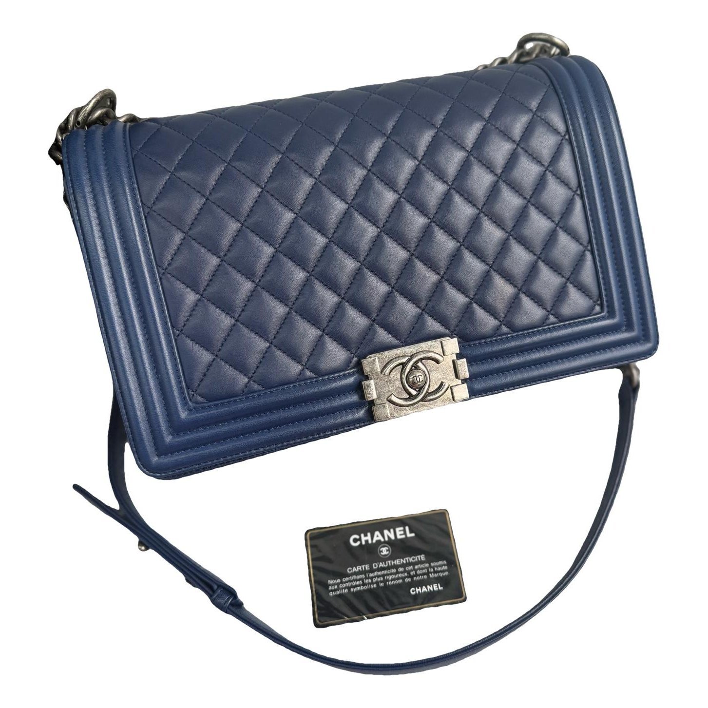 Boy leather crossbody bag