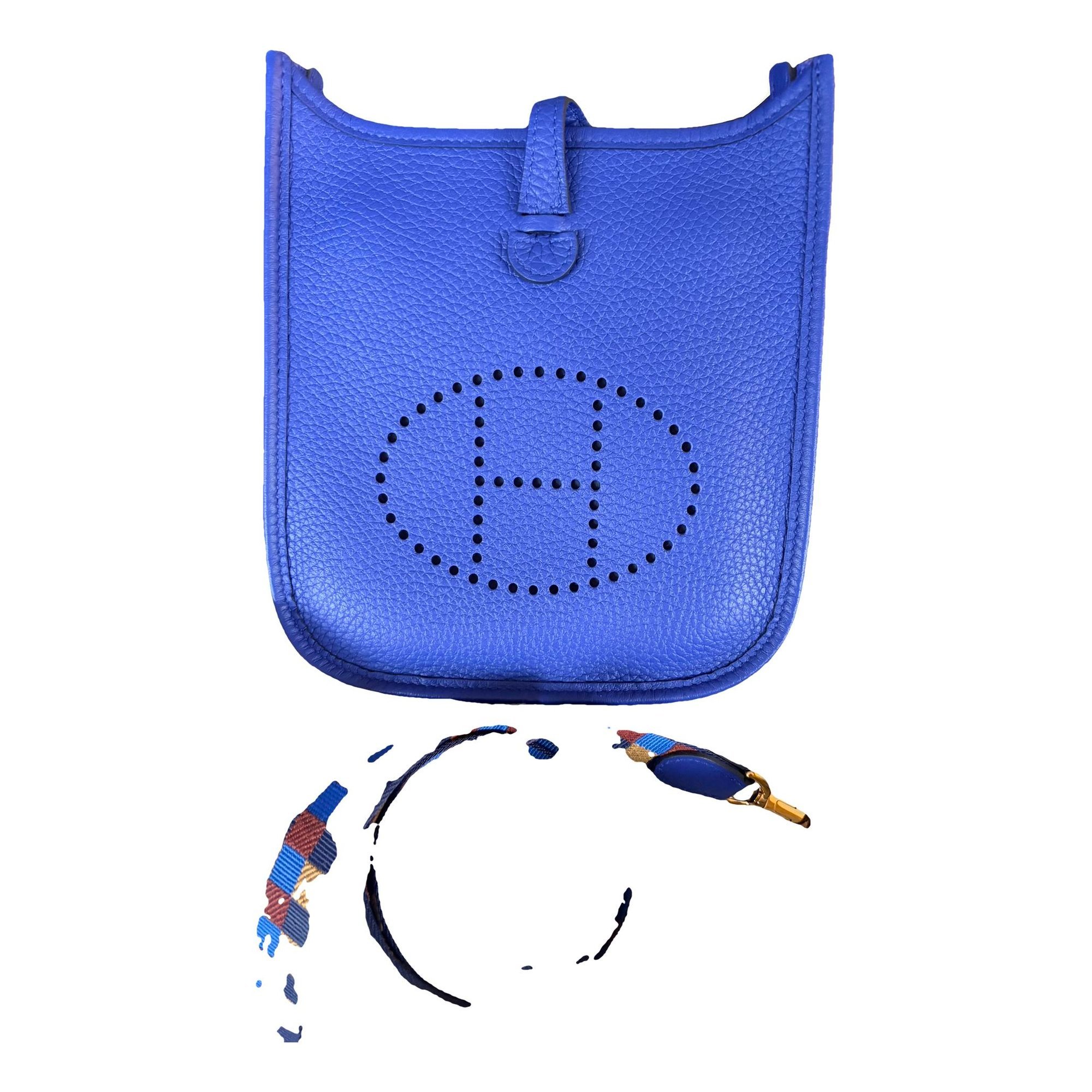 Mini Evelyne leather handbag