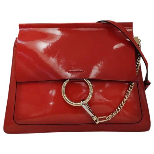 Faye patent leather handbag