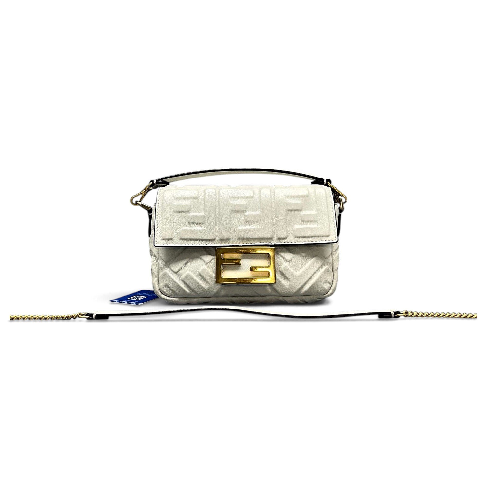 Baguette leather handbag