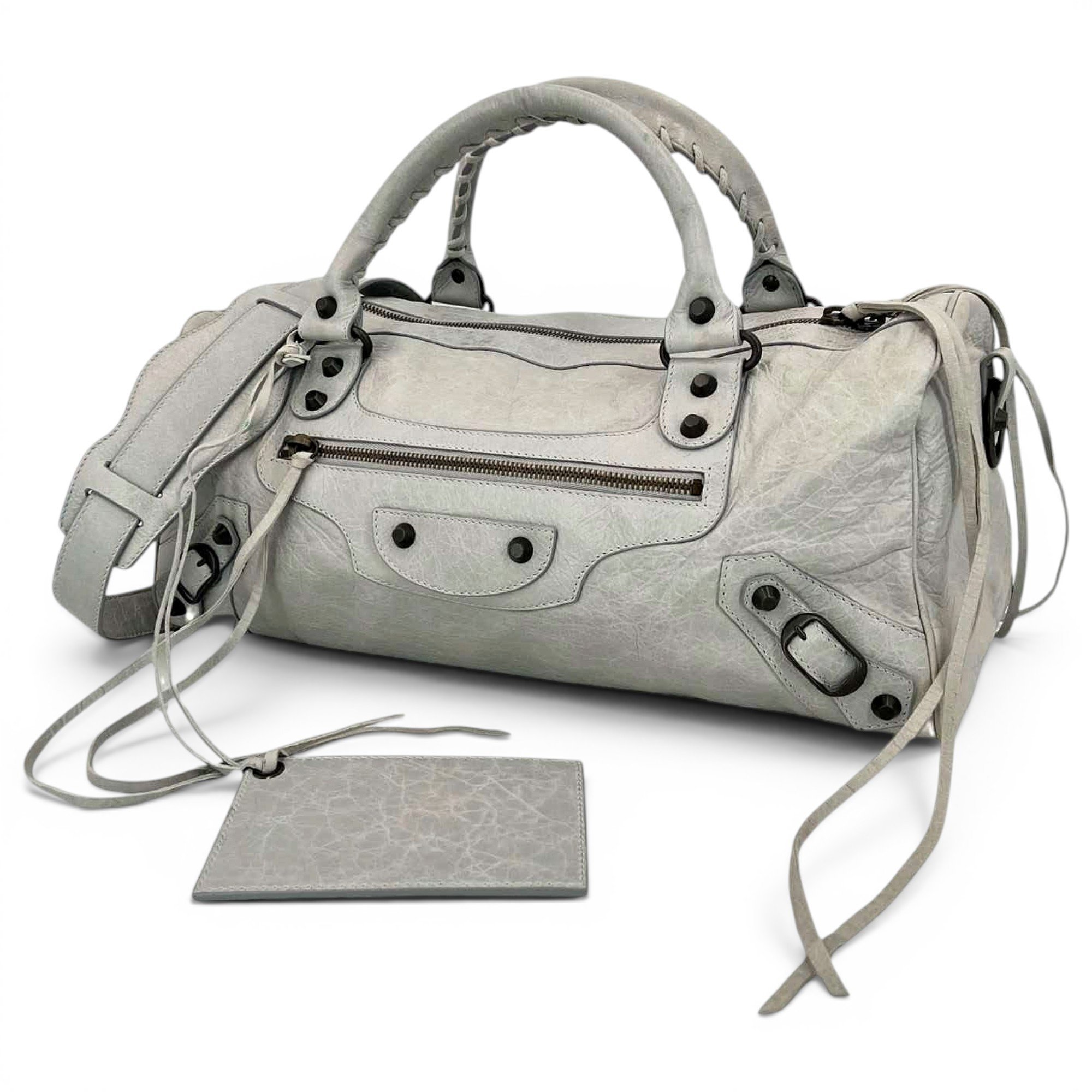City leather bag