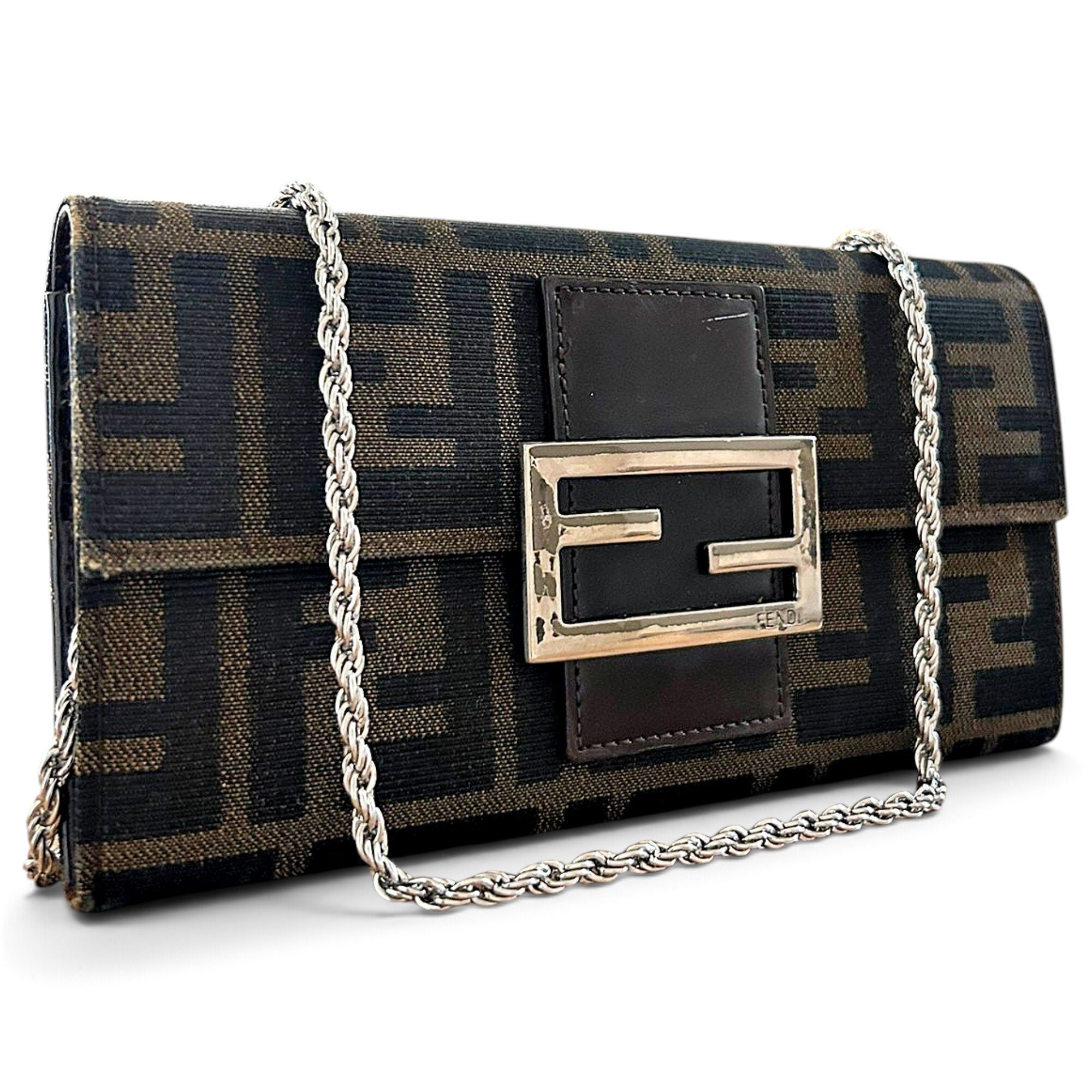 Baguette cloth crossbody bag