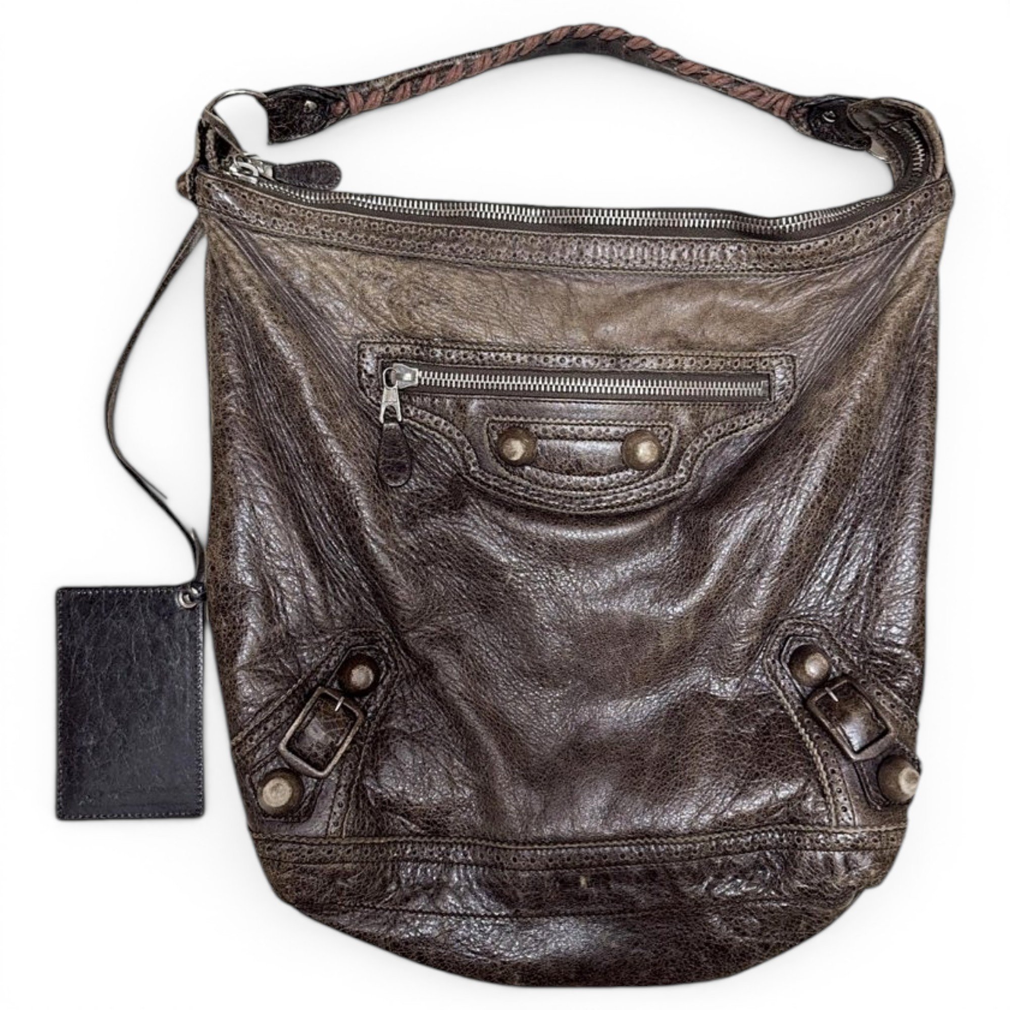 Leather handbag