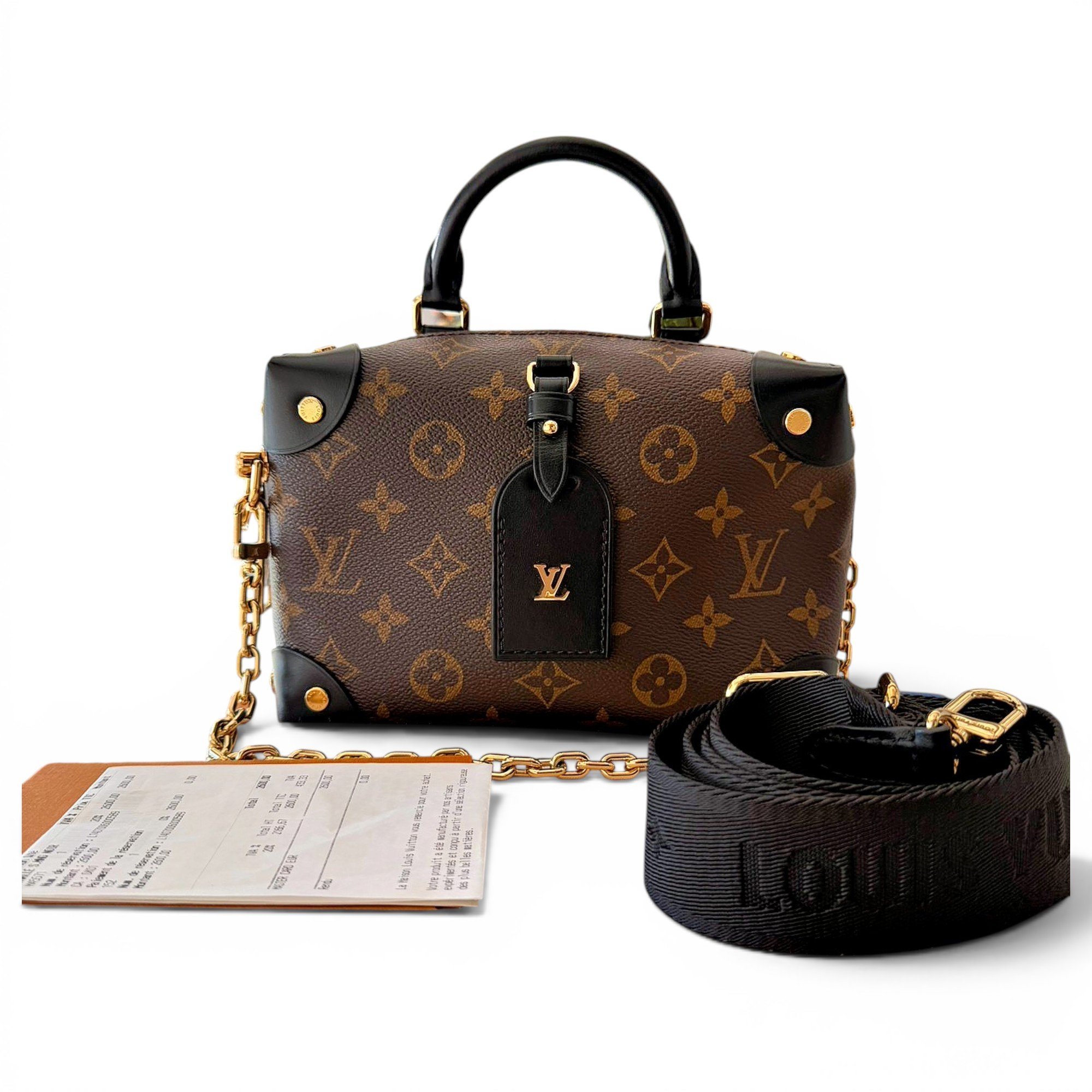 Petite Malle Souple cloth crossbody bag