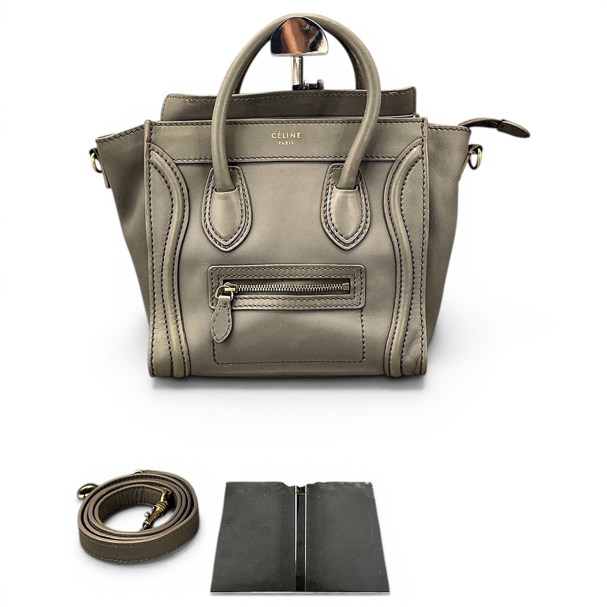 Luggage leather handbag