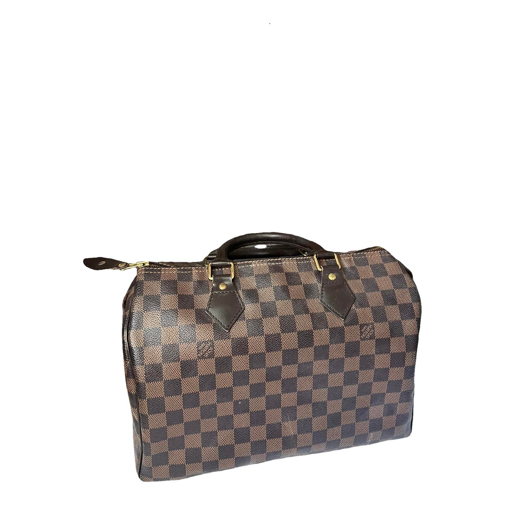 Speedy leather handbag