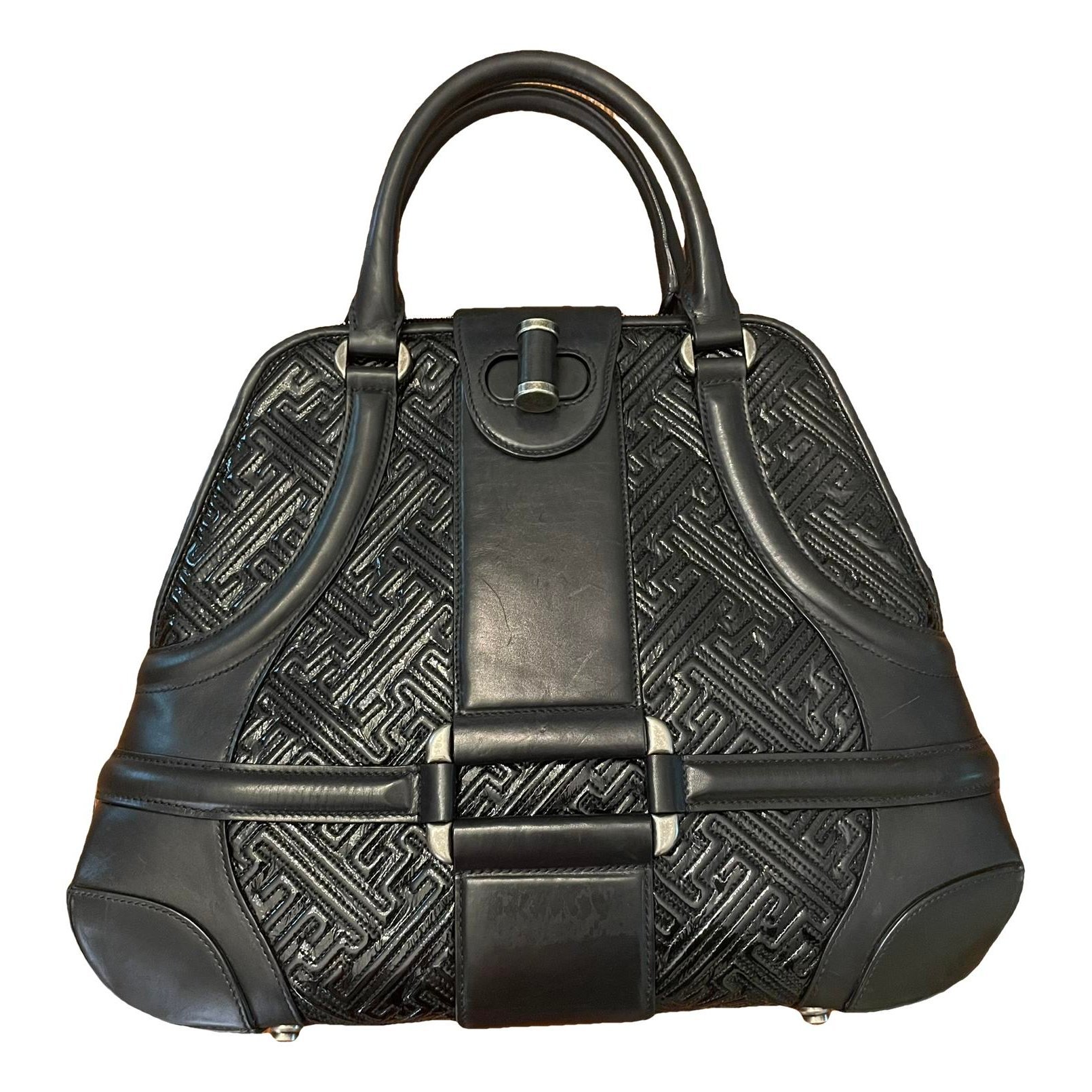Leather handbag