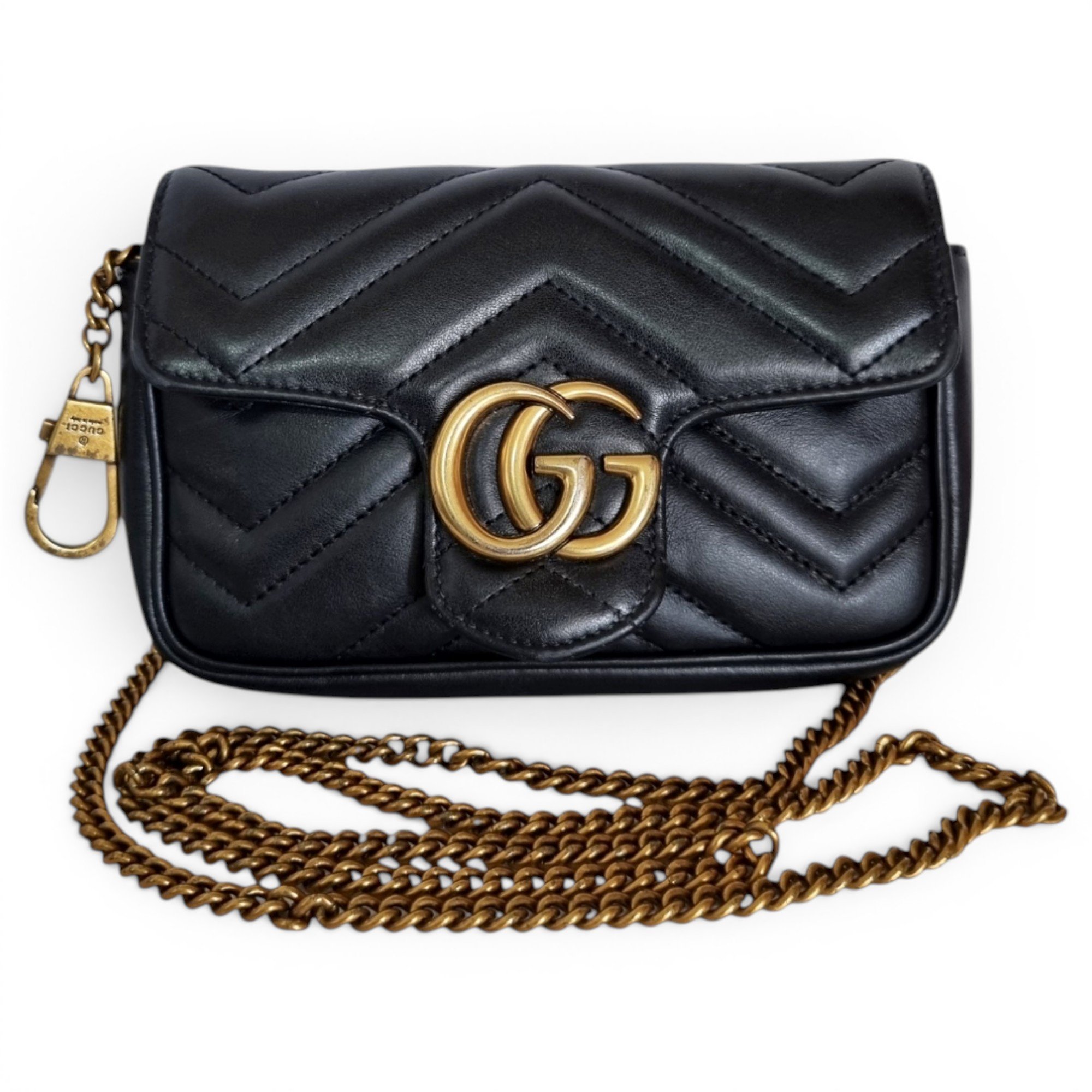 GG Marmont Flap leather handbag