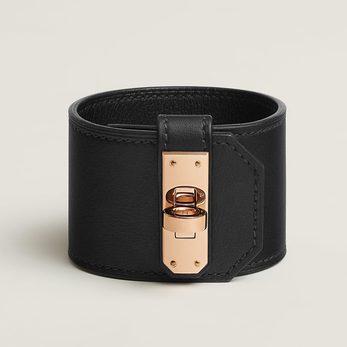 Noir Kelly Twist Bracelet, Large Model